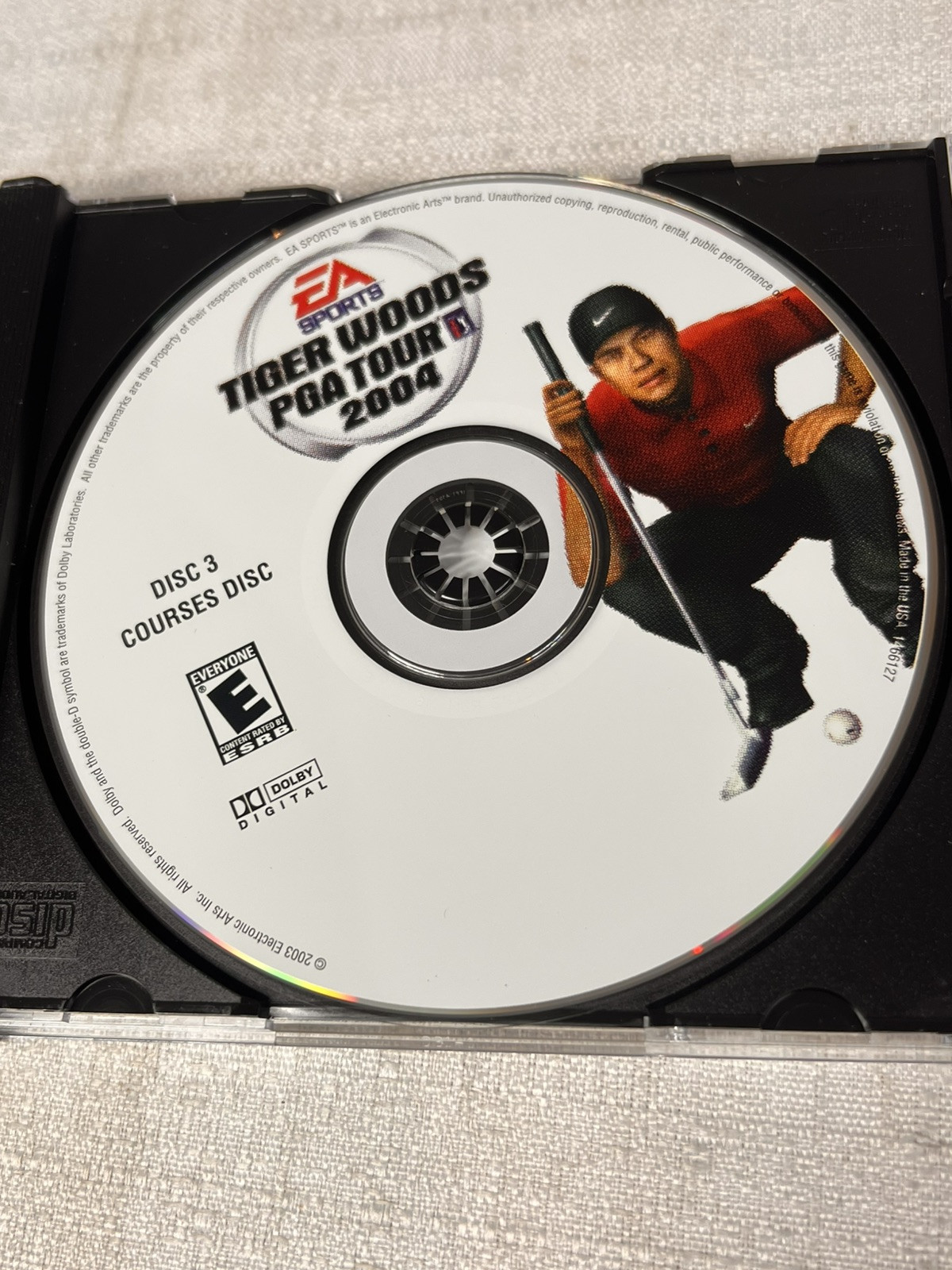 Tiger Woods PGA Tour 2004 Video Game Pc Cd-ROM E-Everyone