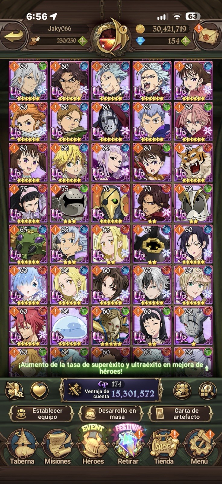 Netmarble The Seven Deadly Sins: Grand Cross Account Android iOS Multiplayer RPG
