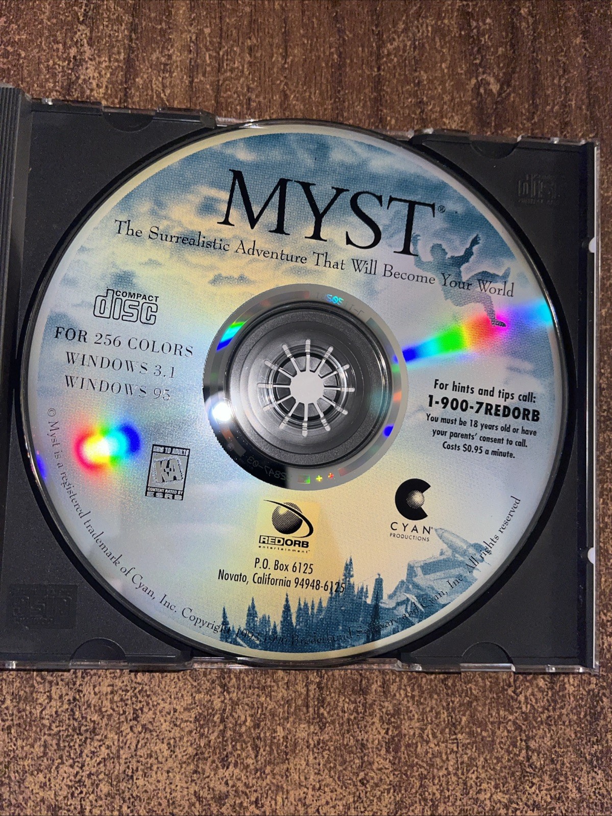 Brøderbund MYST (CD-ROM, 1994) MPC/Windows Surrealistic Adventure