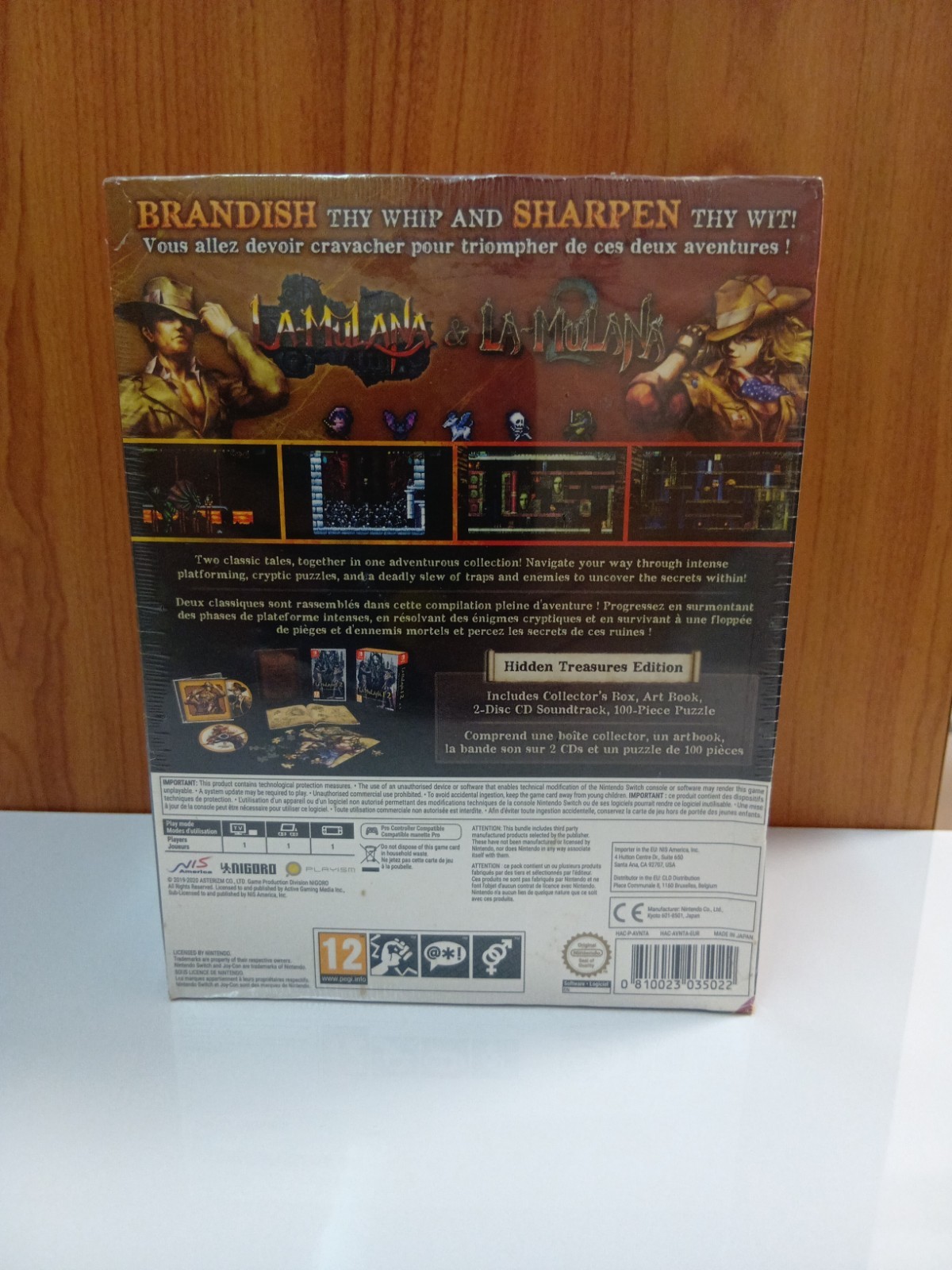 La-Mulana 1 & 2 Hidden Treasures Edition (Nintendo Switch 2019) PAL Read
