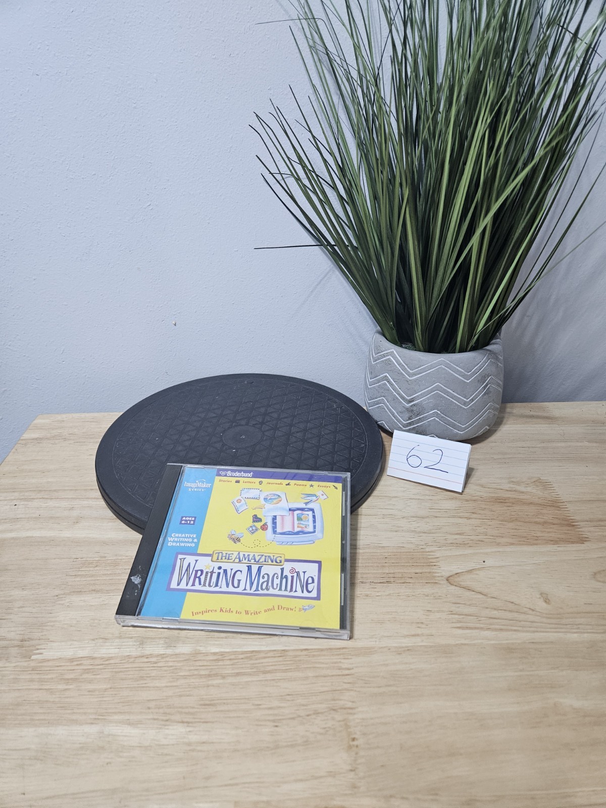 The Amazing Writing Machine CD-ROM Broderbund 1996 DISC LOOKS UNUSED