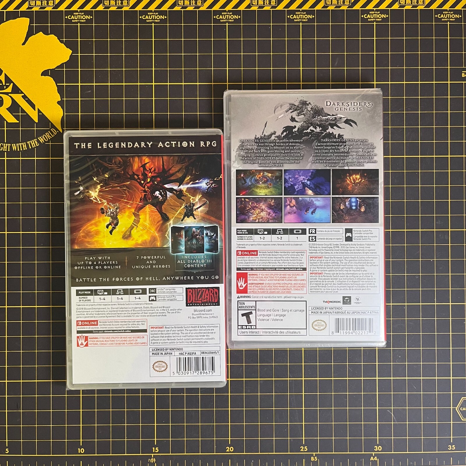 Lot 2 Darksiders Genesis Diablo III Eternal Collection Nintendo Switch Brand NEW