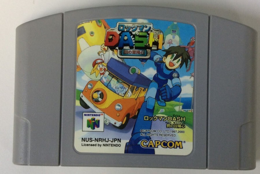 Nintendo 64 Rockman Dash Mega Man CAPCOM N64 W/ box manual