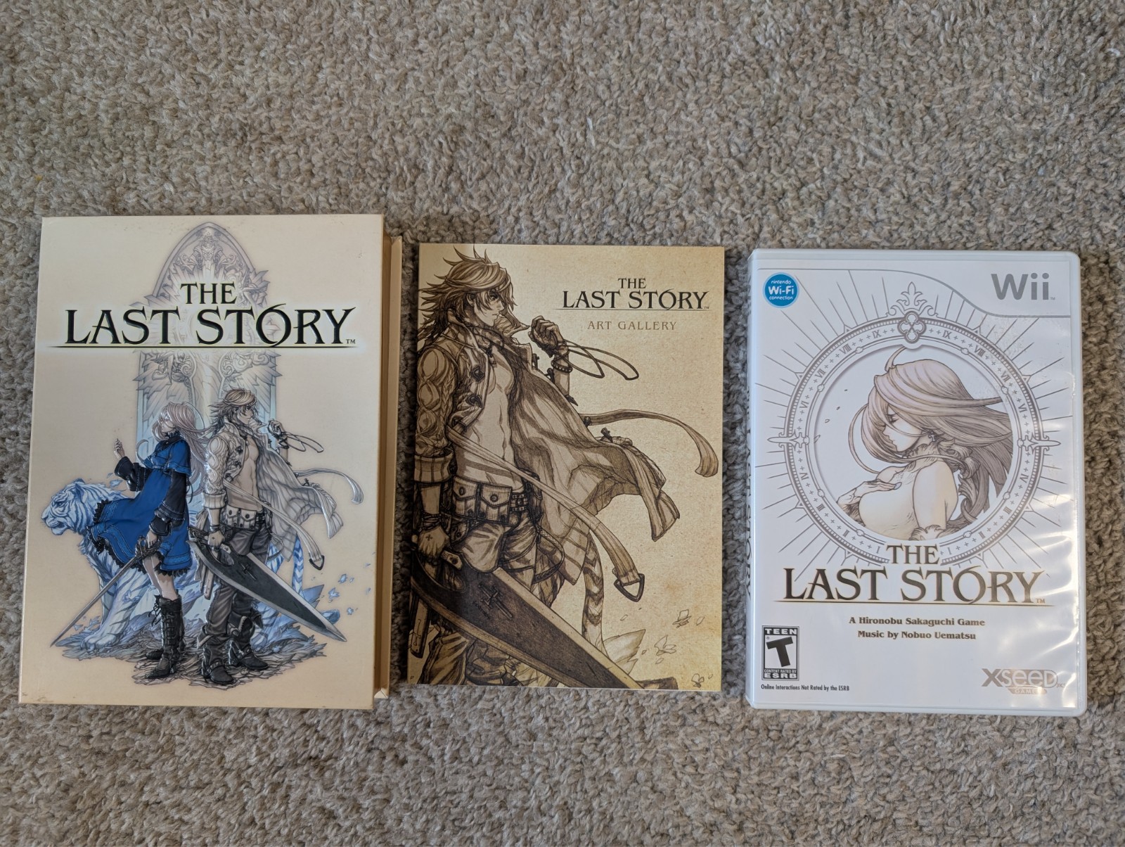 The Last Story Collector’s Edition (Nintendo Wii) Box, case, art book, disc, etc