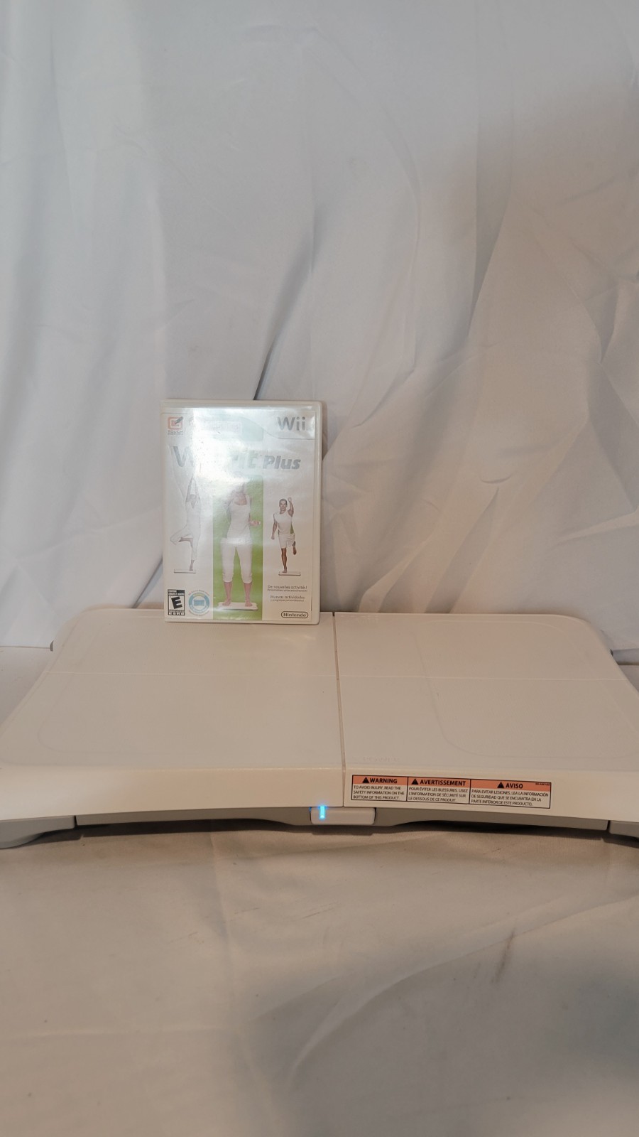 Nintendo Wii Fit Plus Balance Board Bundle w/ Game CIB Tested Working White…