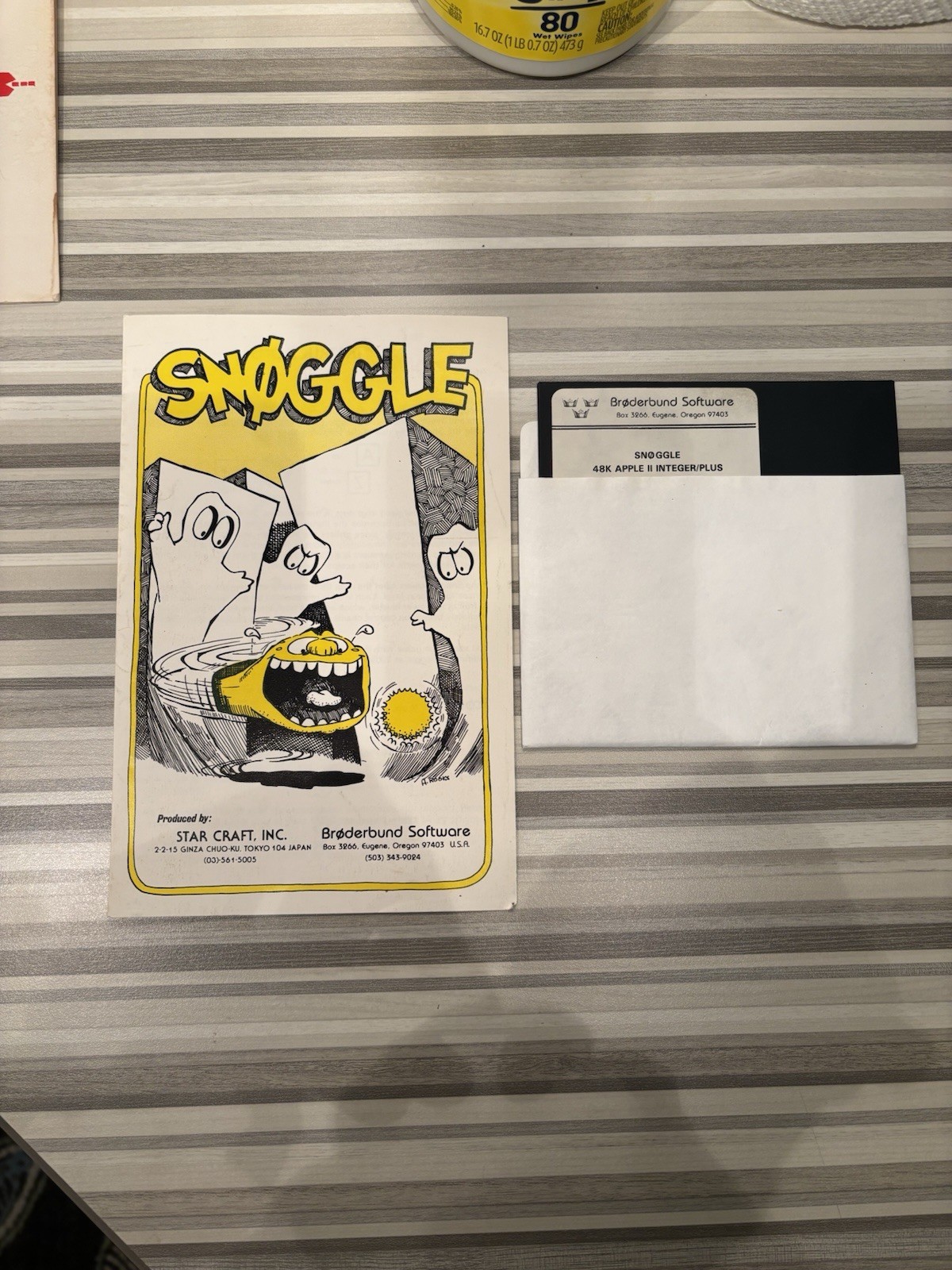 Snoggle Apple II Brøderbund RARE