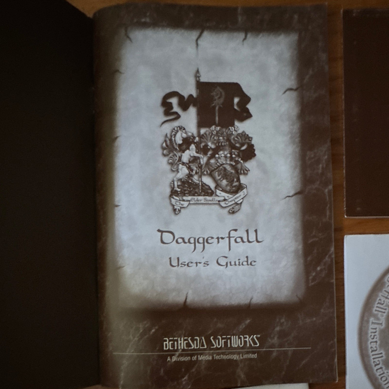 Bethesda The Elder Scrolls II: Daggerfall PC Role Playing Game w/ Manual