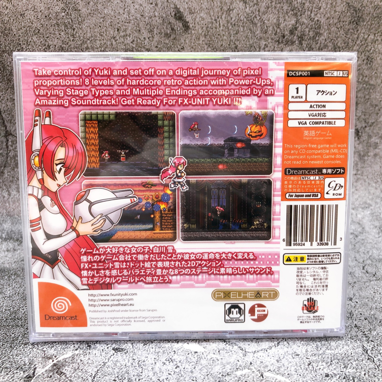 SEGA Dreamcast FX-Unit Yuki The Henshin Engine Japan JoshProd DC Game Sealed New