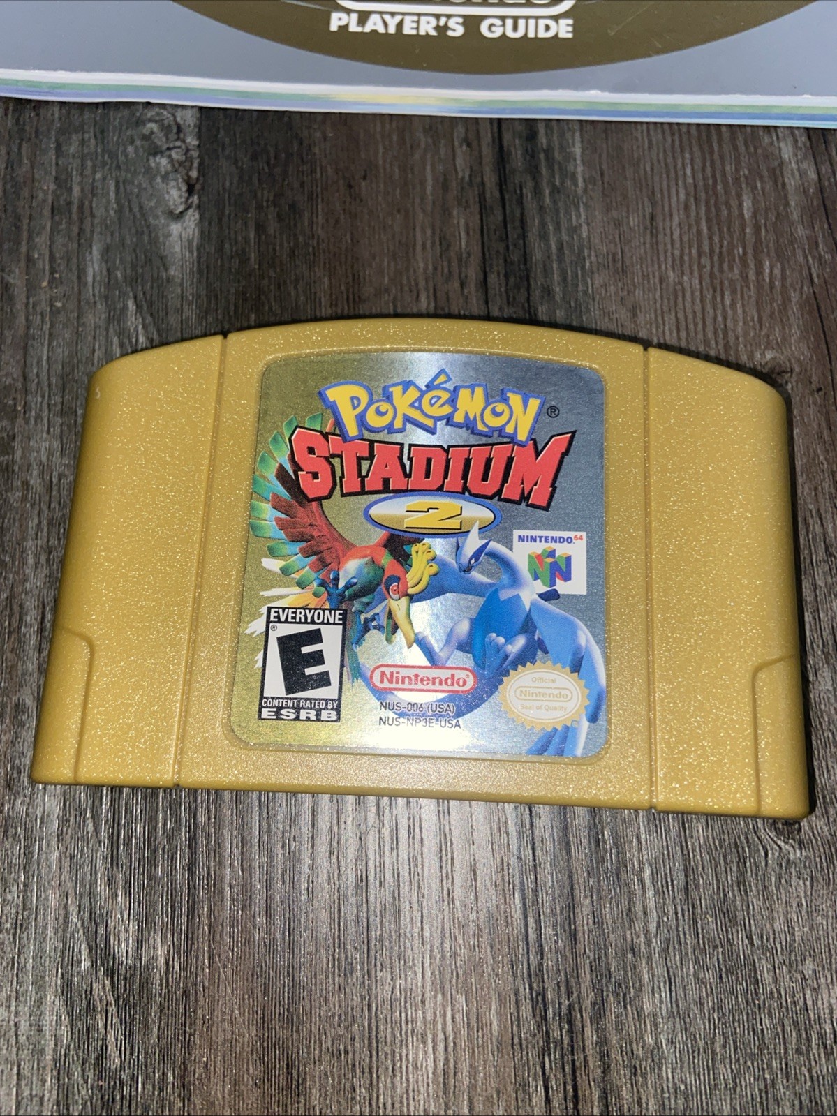 Pokemon Stadium 2 Bundle Nintendo 64 Game & Guide 2001