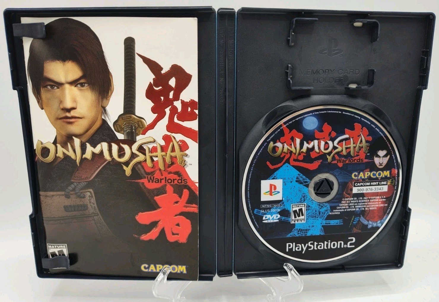 Onimusha: Warlords – (PlayStation 2 PS2, 2001) *CIB* VGC* Black Label* Tested!