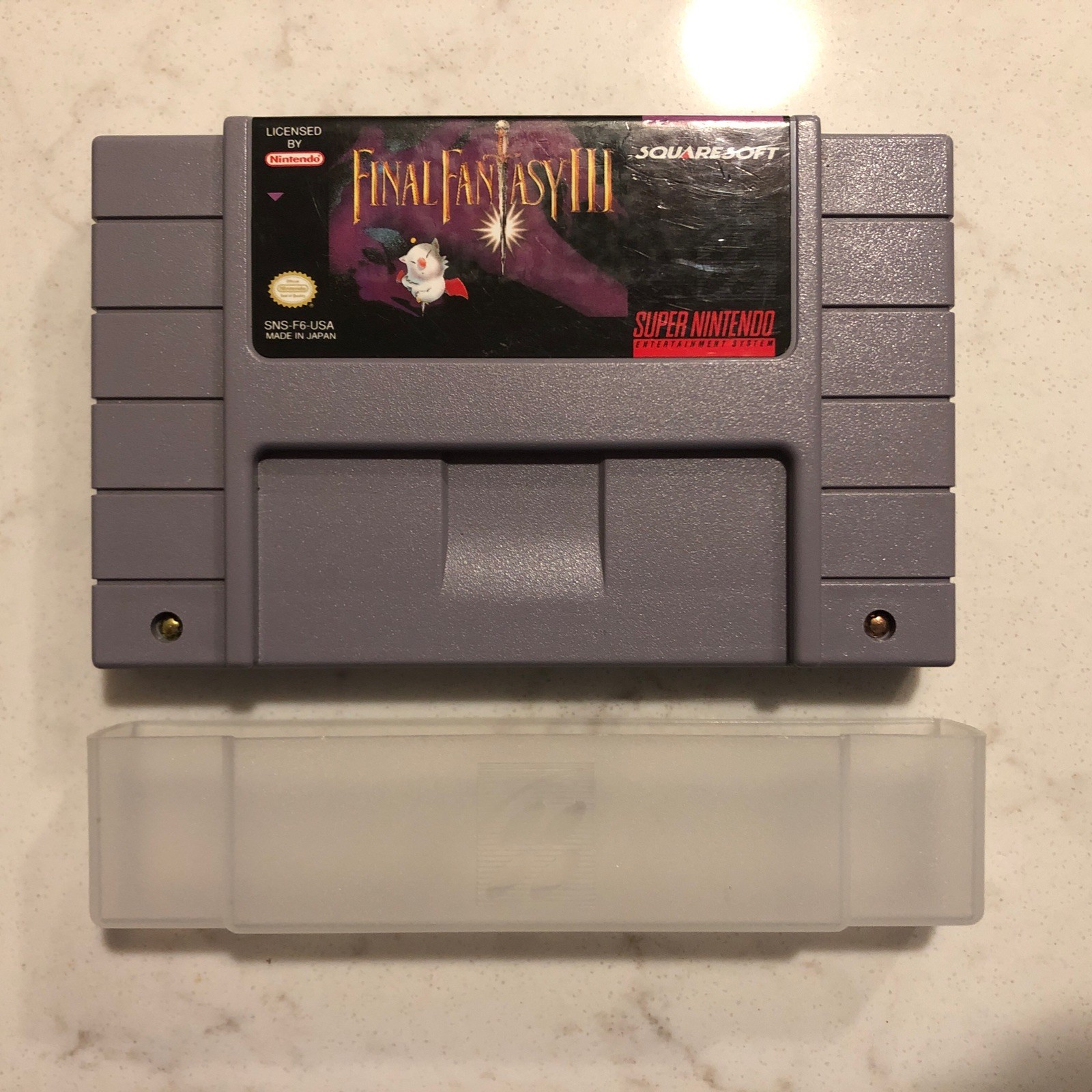 Final Fantasy III 3 (Super Nintendo, SNES) Authentic Game Cart Tested