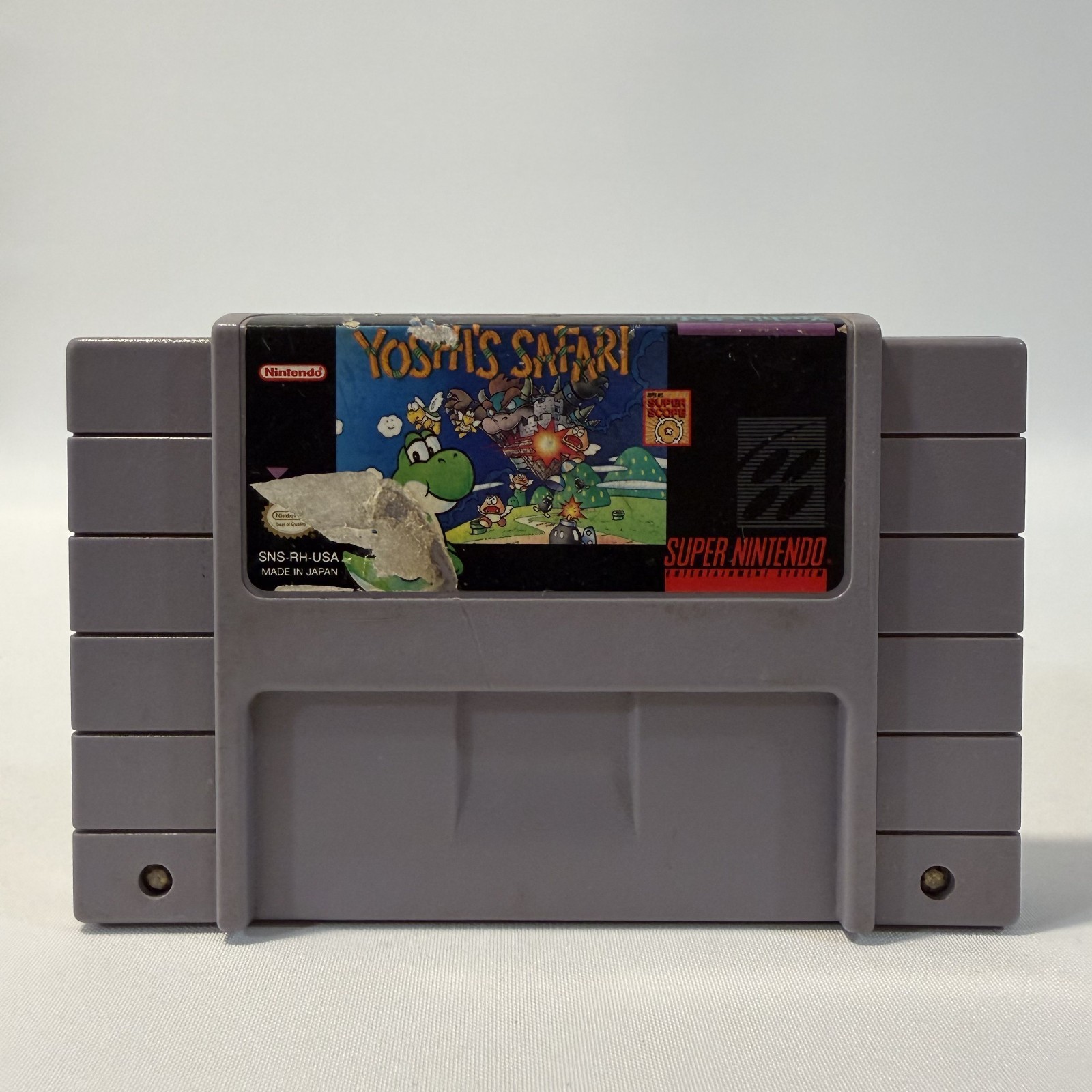 Yoshi’s Safari SNES Nintendo Light Gun Shooter Action Video Game Cartridge Only