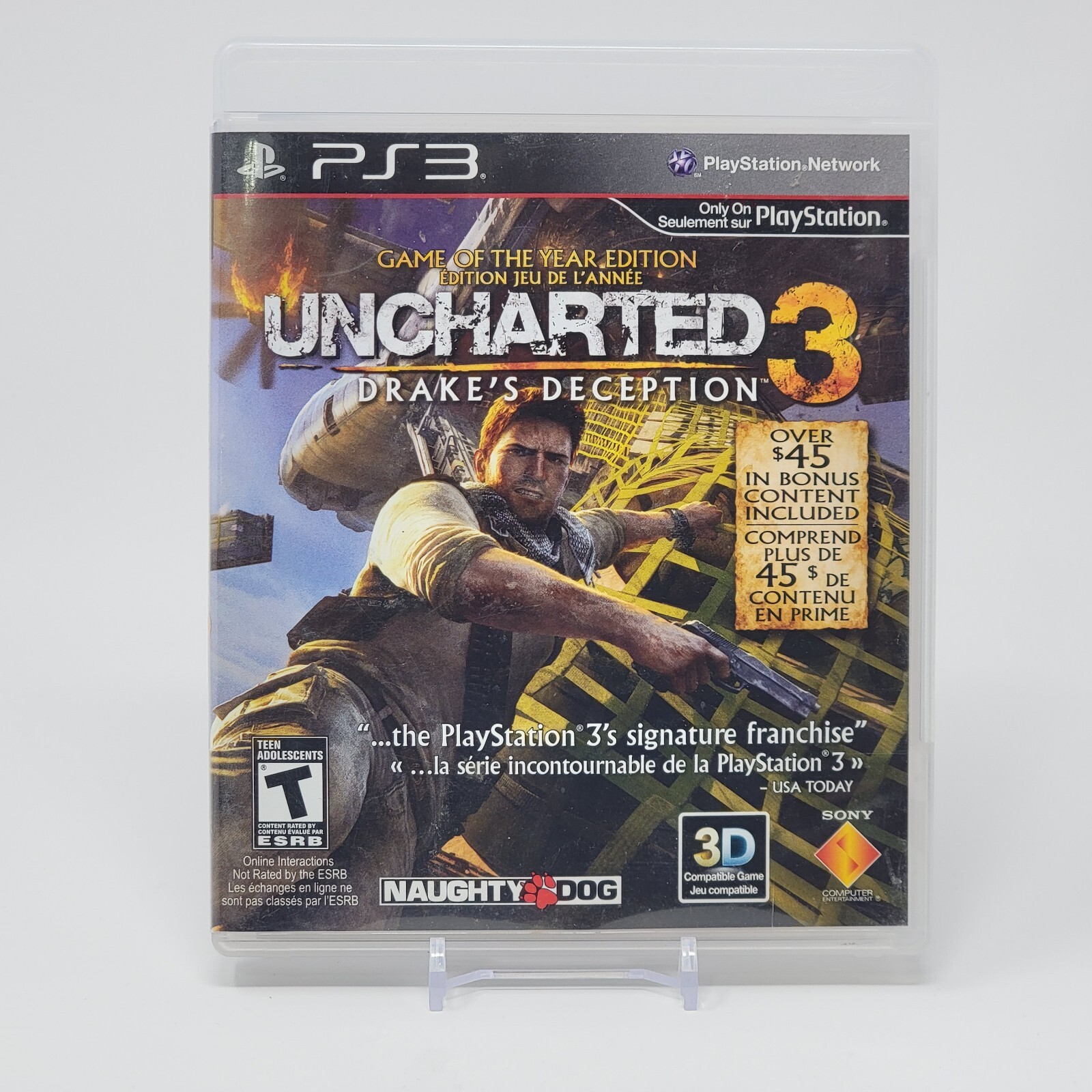 Uncharted 3: Drake’s Deception GOY Edition (PlayStation 3 PS3) COMPLETE & TESTED