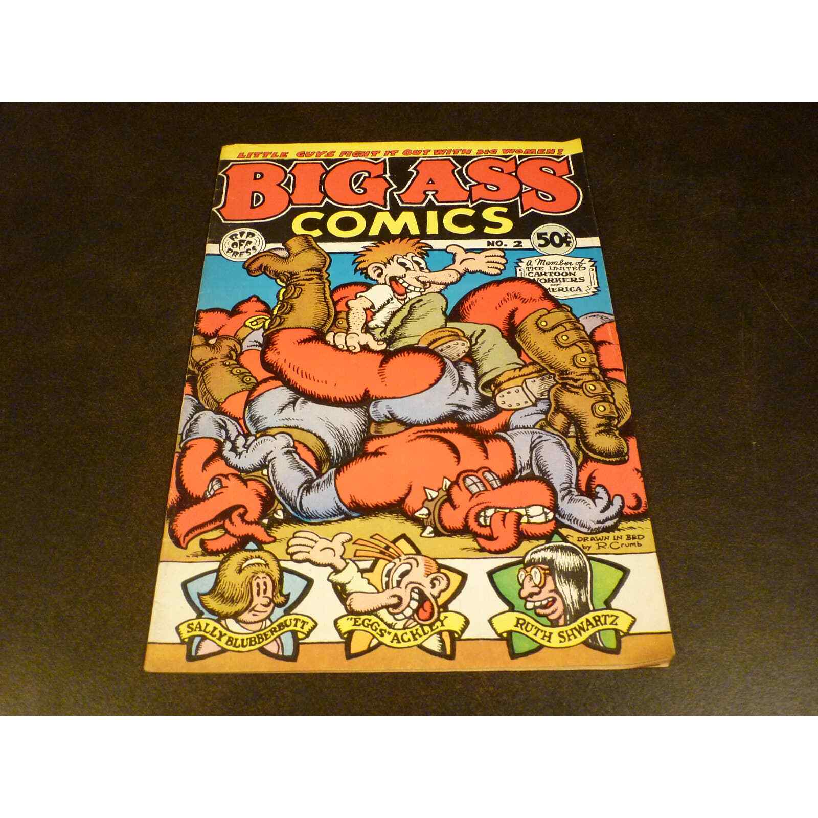 Big Ass Comics #2 1st Printing 1971 Robert Crumb Bootleg Rip Off Press ADULT