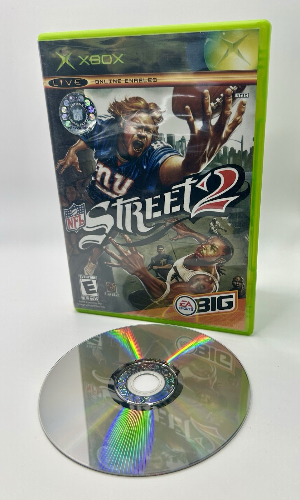 NFL Street 2 (Microsoft Xbox, 2004) Box and Disc, No Manual