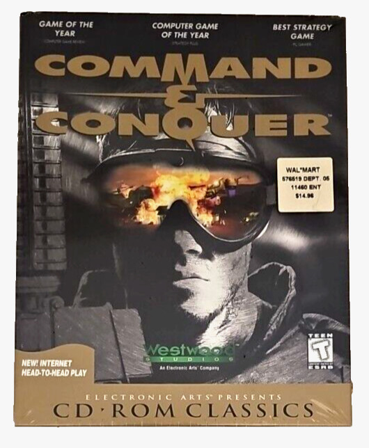 COMMAND & CONQUER CD ROM CLASSICS ’95 ’98 WESTWOOD Studios Original SEALED