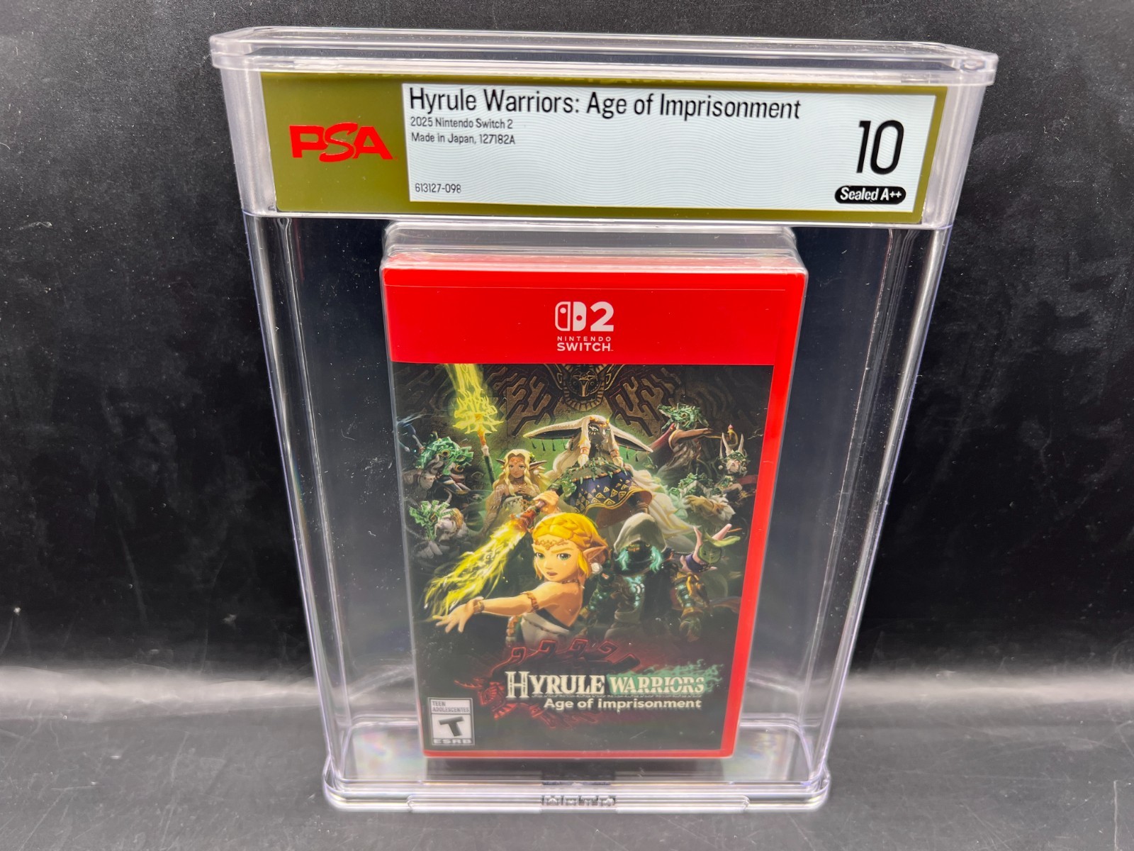 Hyrule Warriors Age of Imprisonment Nintendo Switch 2 PSA 10 A++ FACTORY SEALED