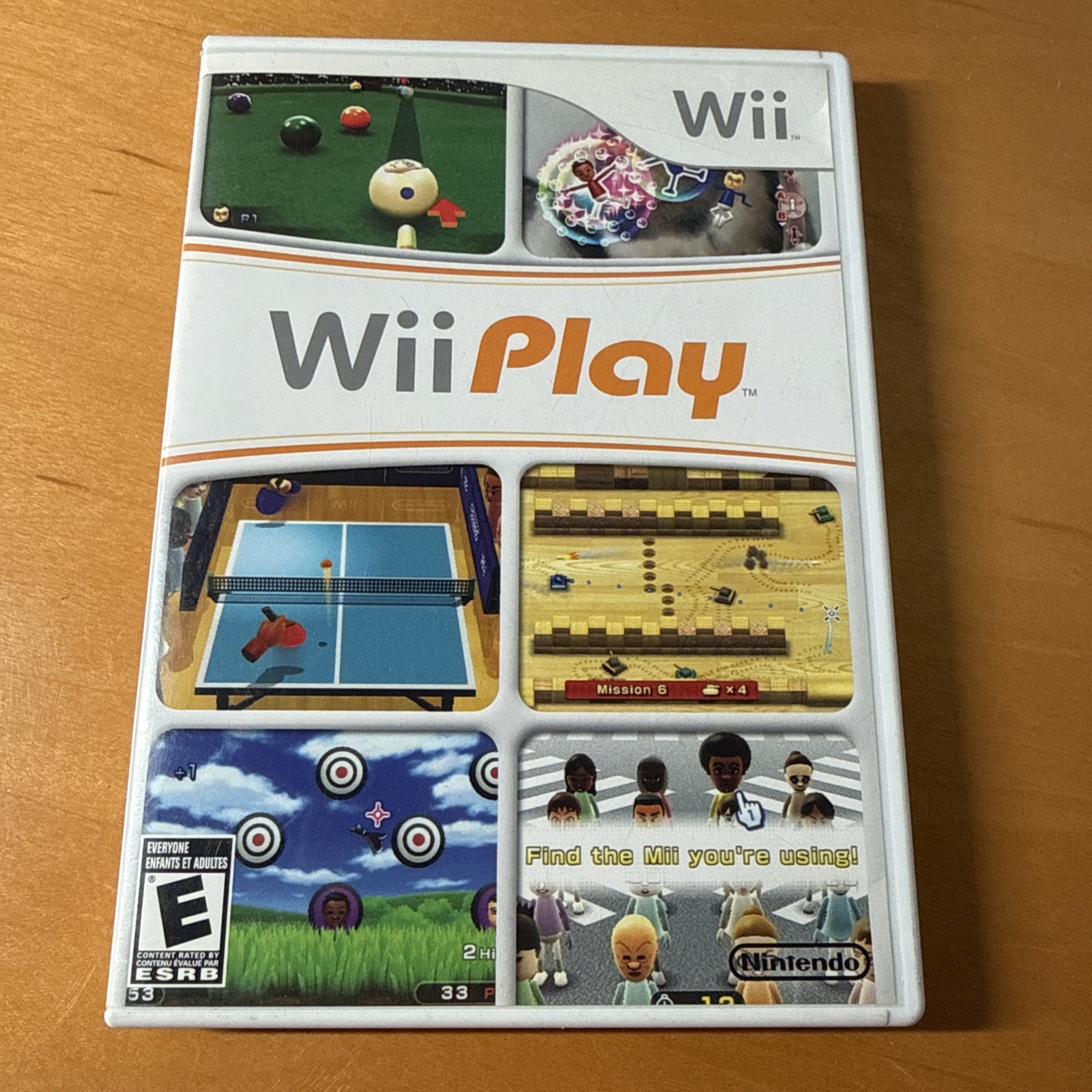 Wii Play Sports Games (Nintendo Wii, 2006) CIB With Manual Family Fun Rated E