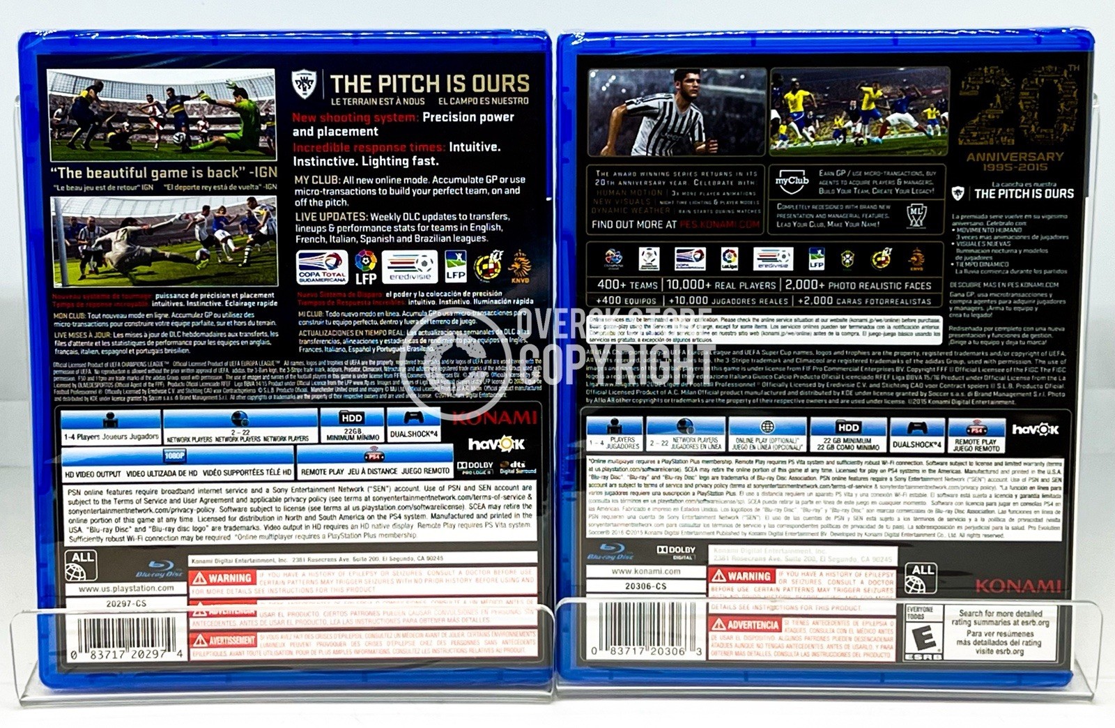 Pro Evolution Soccer PES 2015 + PES 2016 – PS4 – Brand New | Factory Sealed