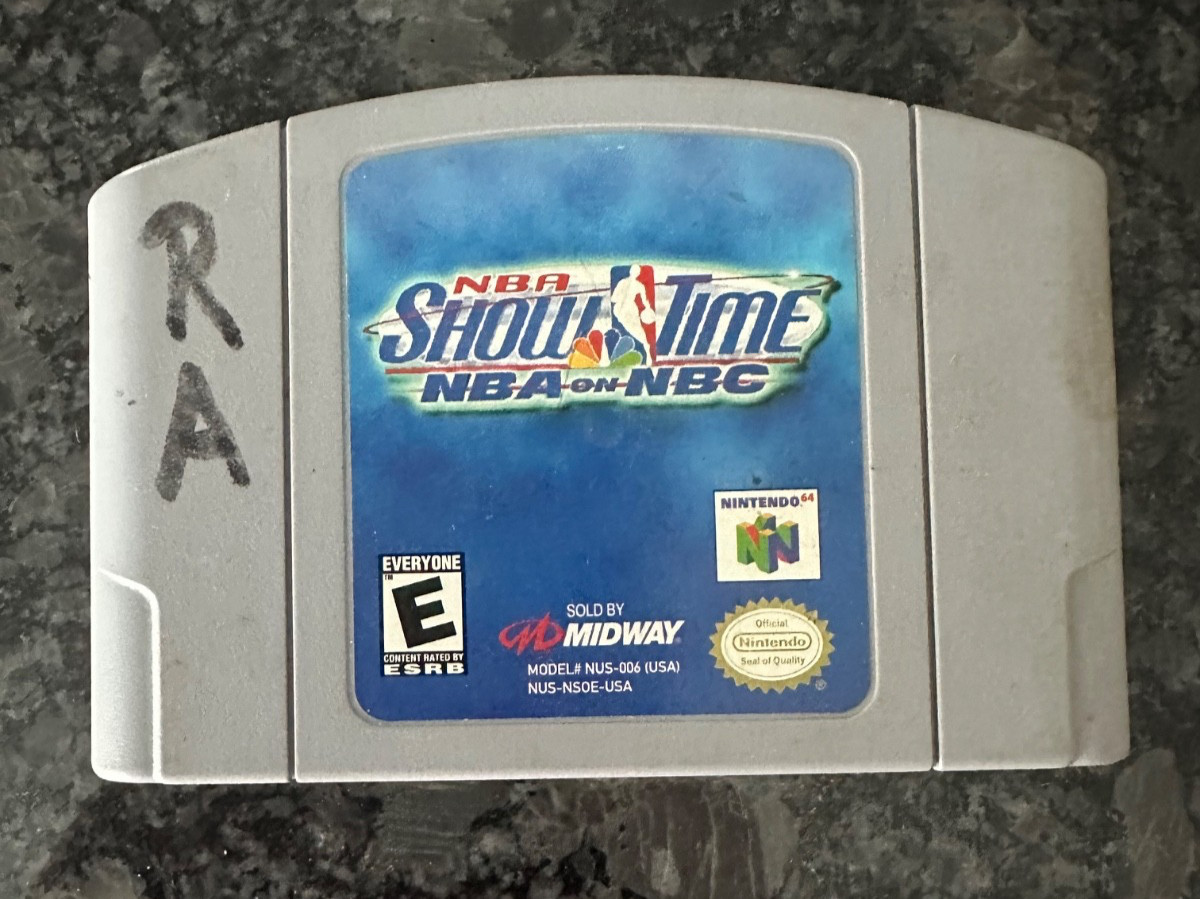 NBA Showtime NBA on MBC Nintendo 64Game 1997 Japan Pre-Owned
