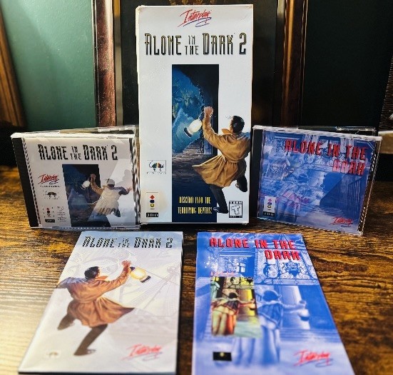Alone in the Dark 1 & 2 (3DO, 1992, 1994) Complete (CIB) in Long Box!