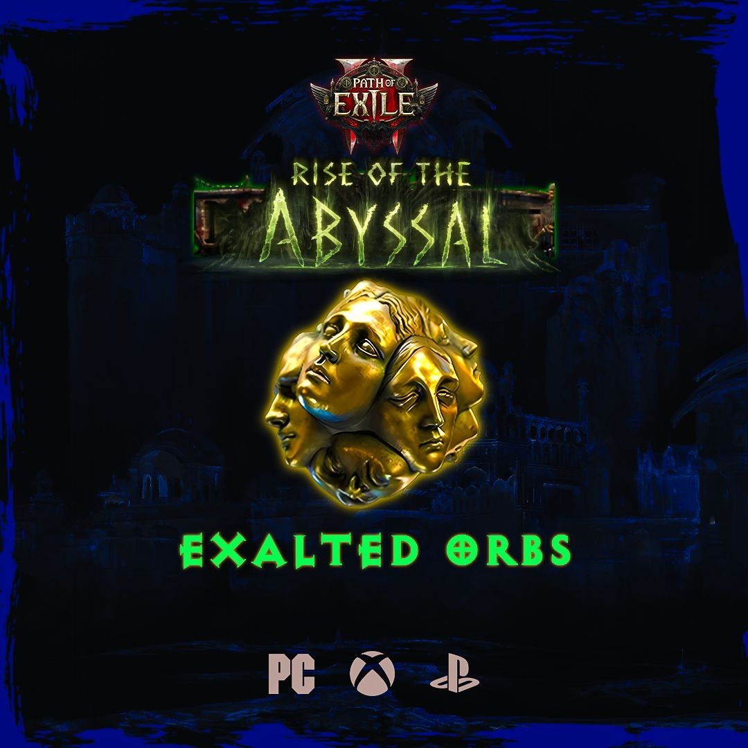 ✨Exalted Orbs – Path of Exile 2 ✨PoE 2 Rise of the Abyssal League Softcore✨