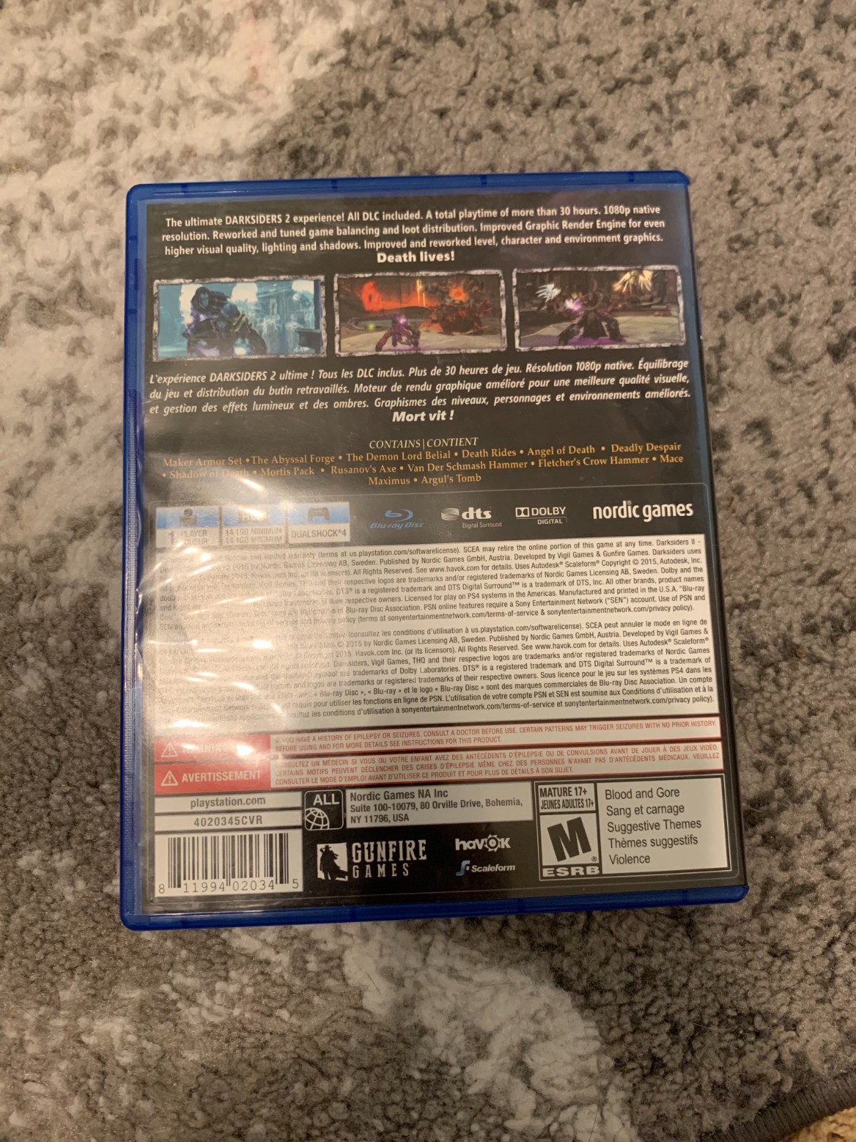 darksiders and darksiders deathinitive edition ps4