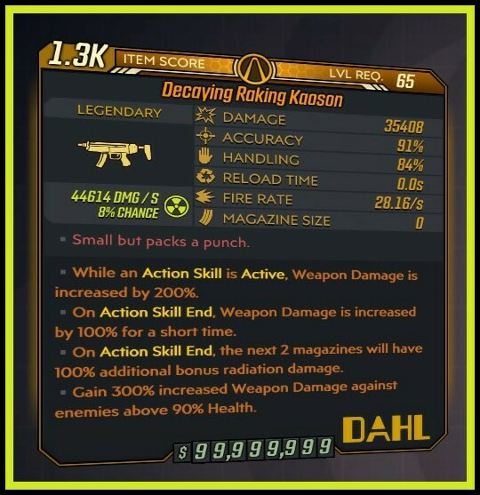 All Platforms Borderlands 3 Modded Kaoson Level 72 Mayhem 10, All Included