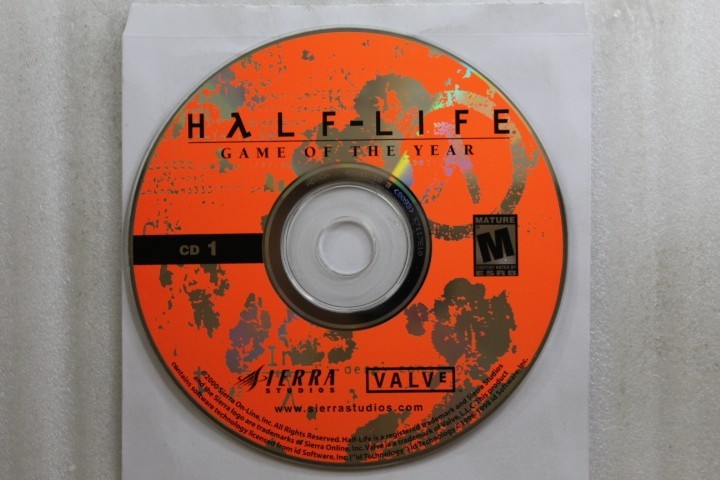 Half Life Game Of The Year Disc 1 PC CD-ROM