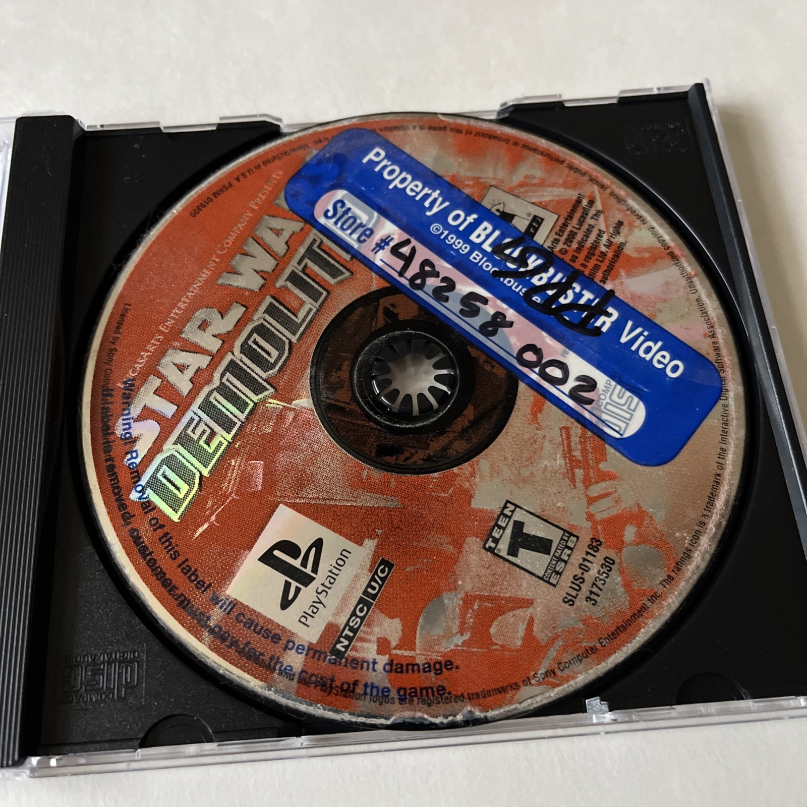 Star Wars: Demolition (Sony PlayStation 1, 2000) Loose Returns Accepted