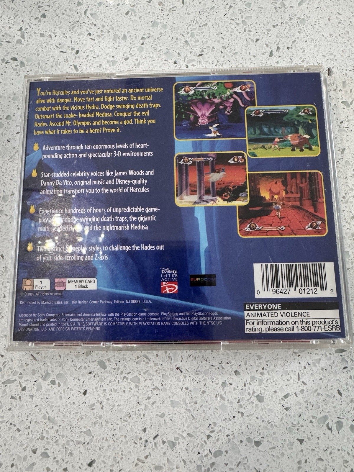 Disney’s Hercules (Sony PlayStation 1, 1997) – CIB