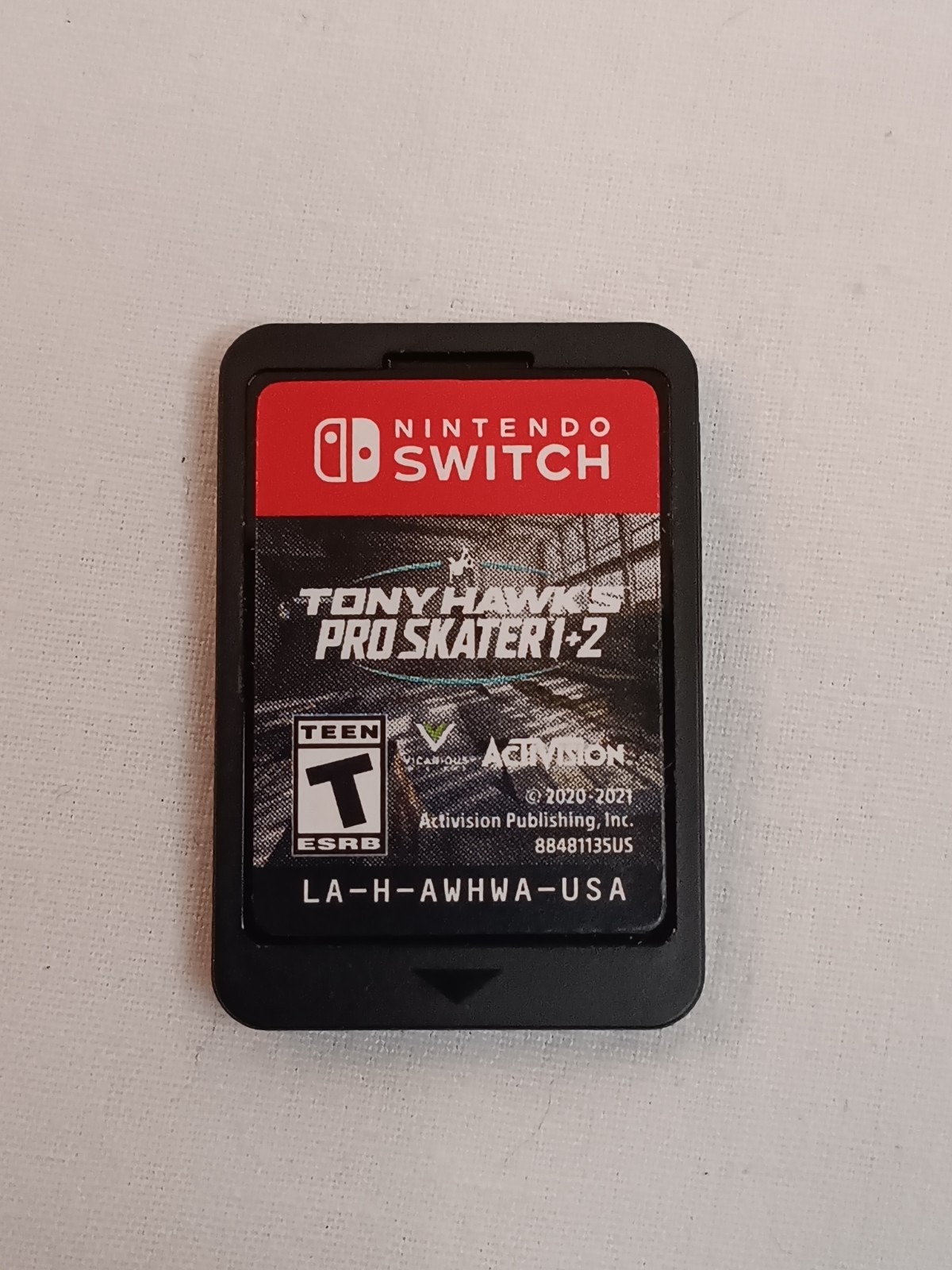 Tony Hawk’s Pro Skater 1+2 Nintendo Switch Skateboarding T-Teen 2020 NTSC-U/C