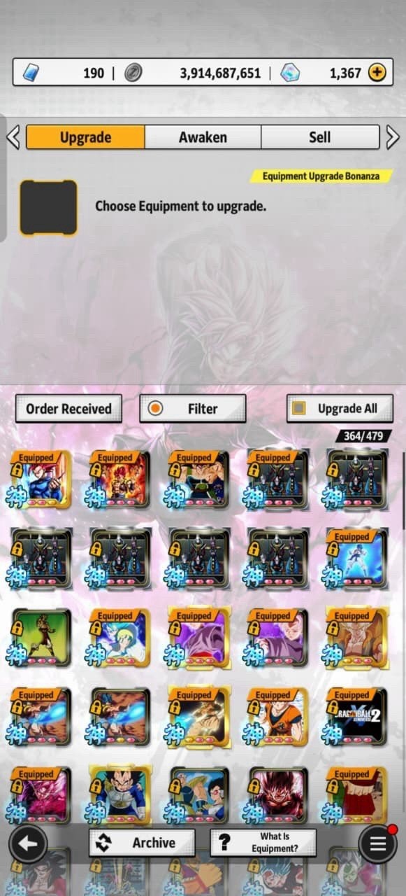 Dragon Ball Legends Endgame Account || 11 Summonable UL || 6 LR || Stacked Acc