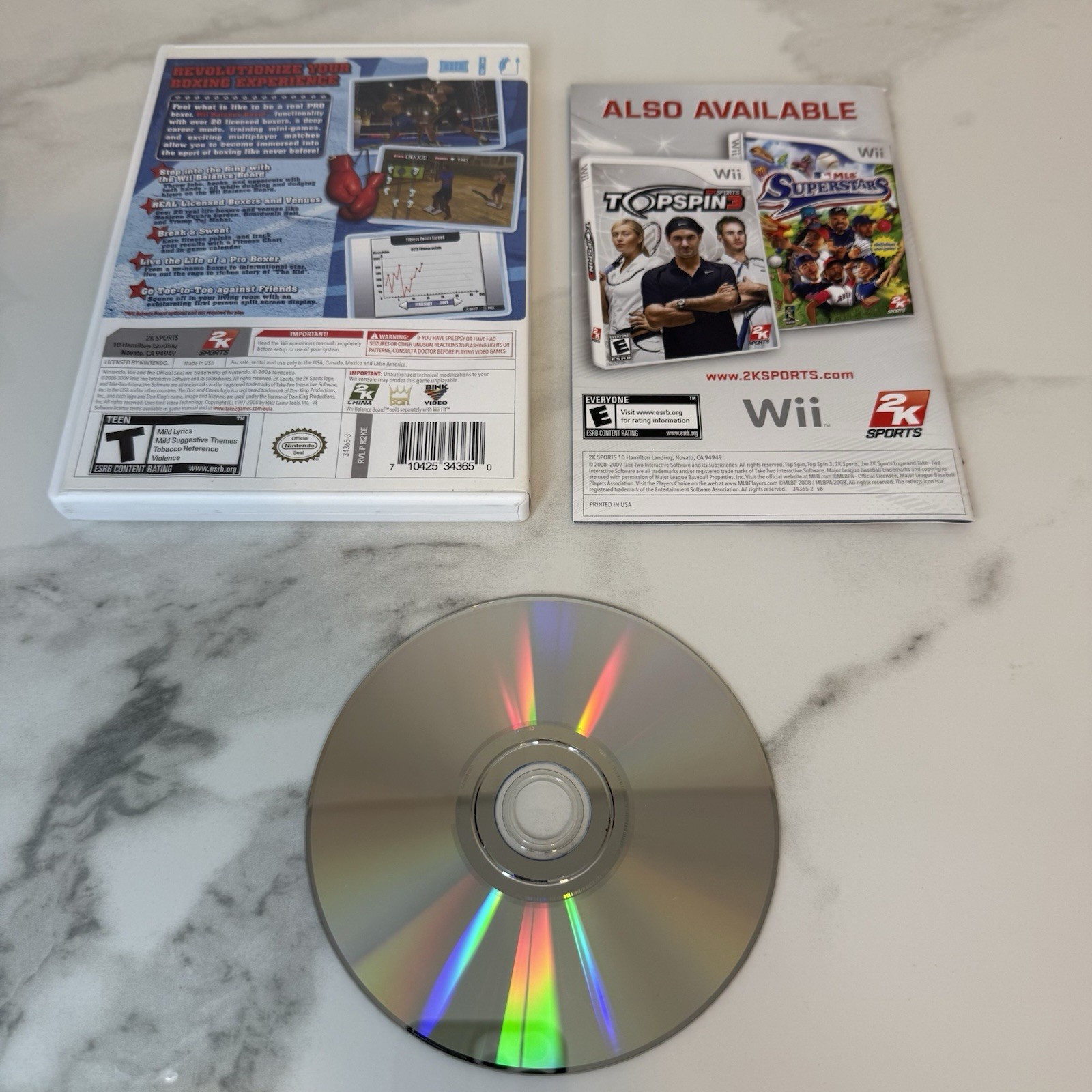 Don King Boxing (Nintendo Wii) CIB Complete TESTED