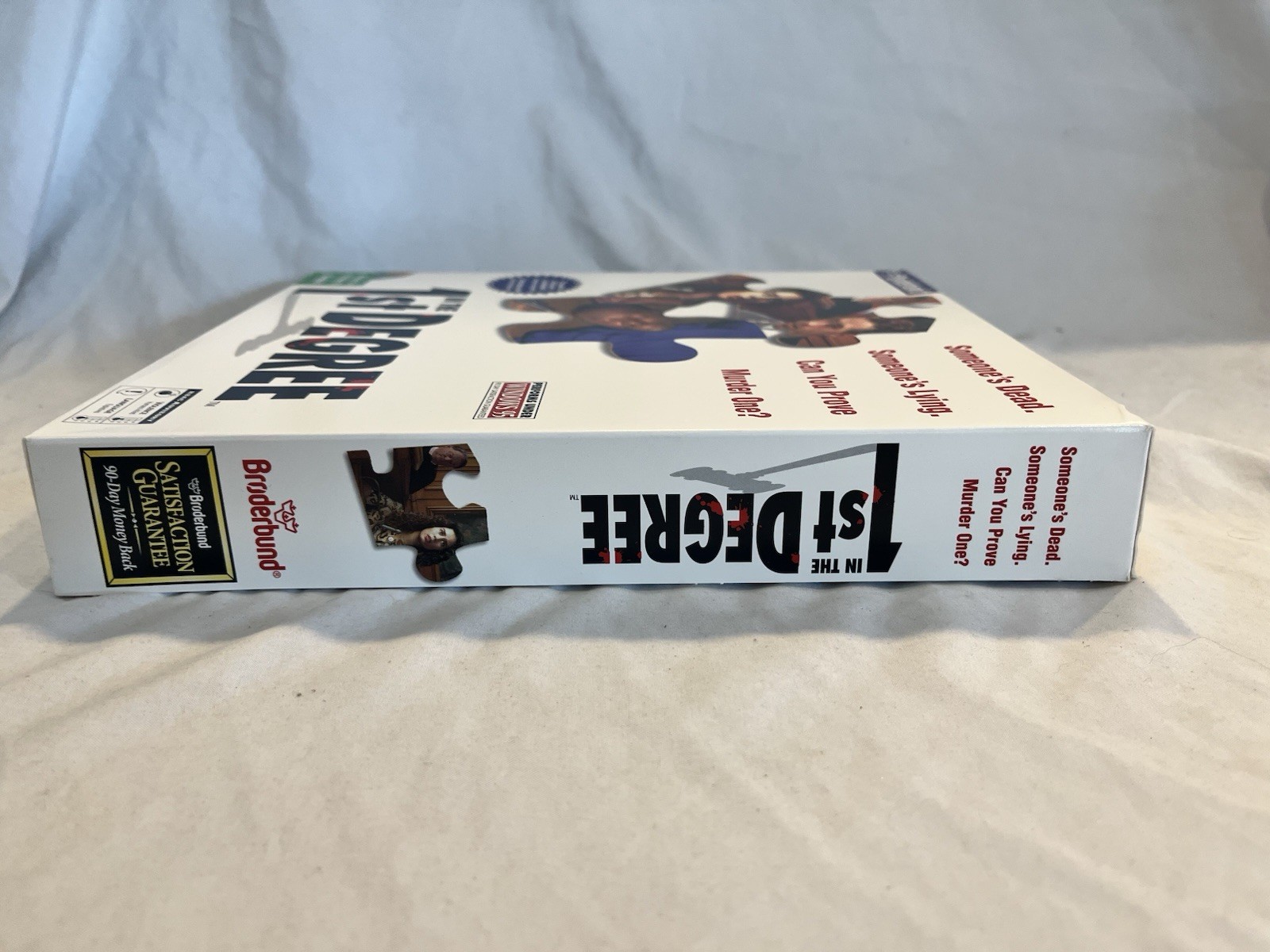 In The 1st Degree Brøderbund Vintage Video Game 1995 CD ROM Big Box