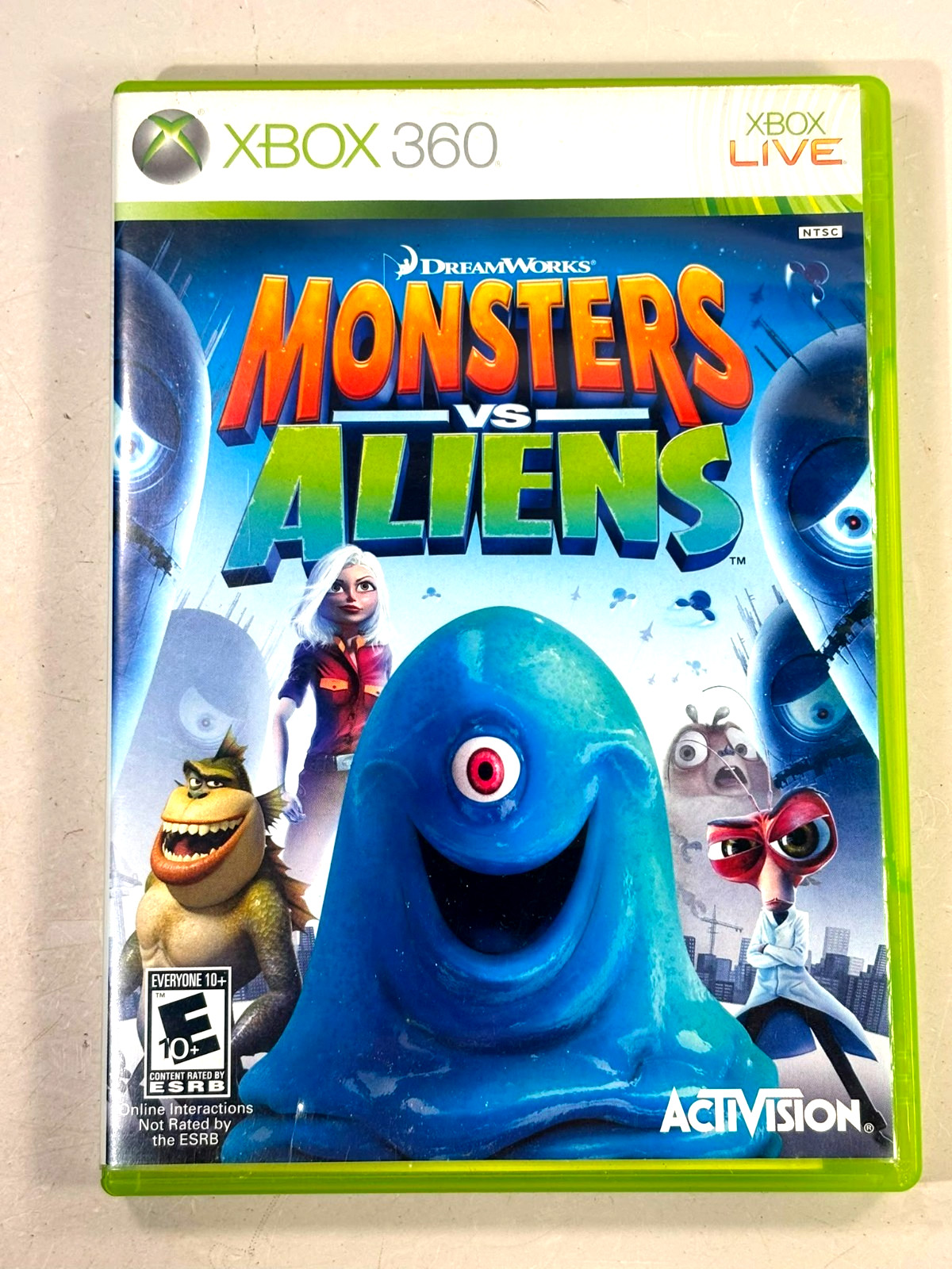 Monsters vs. Aliens (Microsoft Xbox 360, 2009) CIB