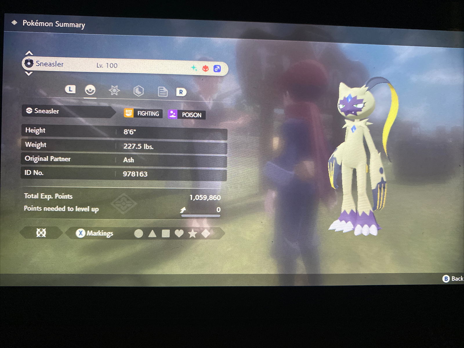 Pokemon Legends Arceus Shiny Sneasler and Weavile Bundle Alpha Max Effort Fast
