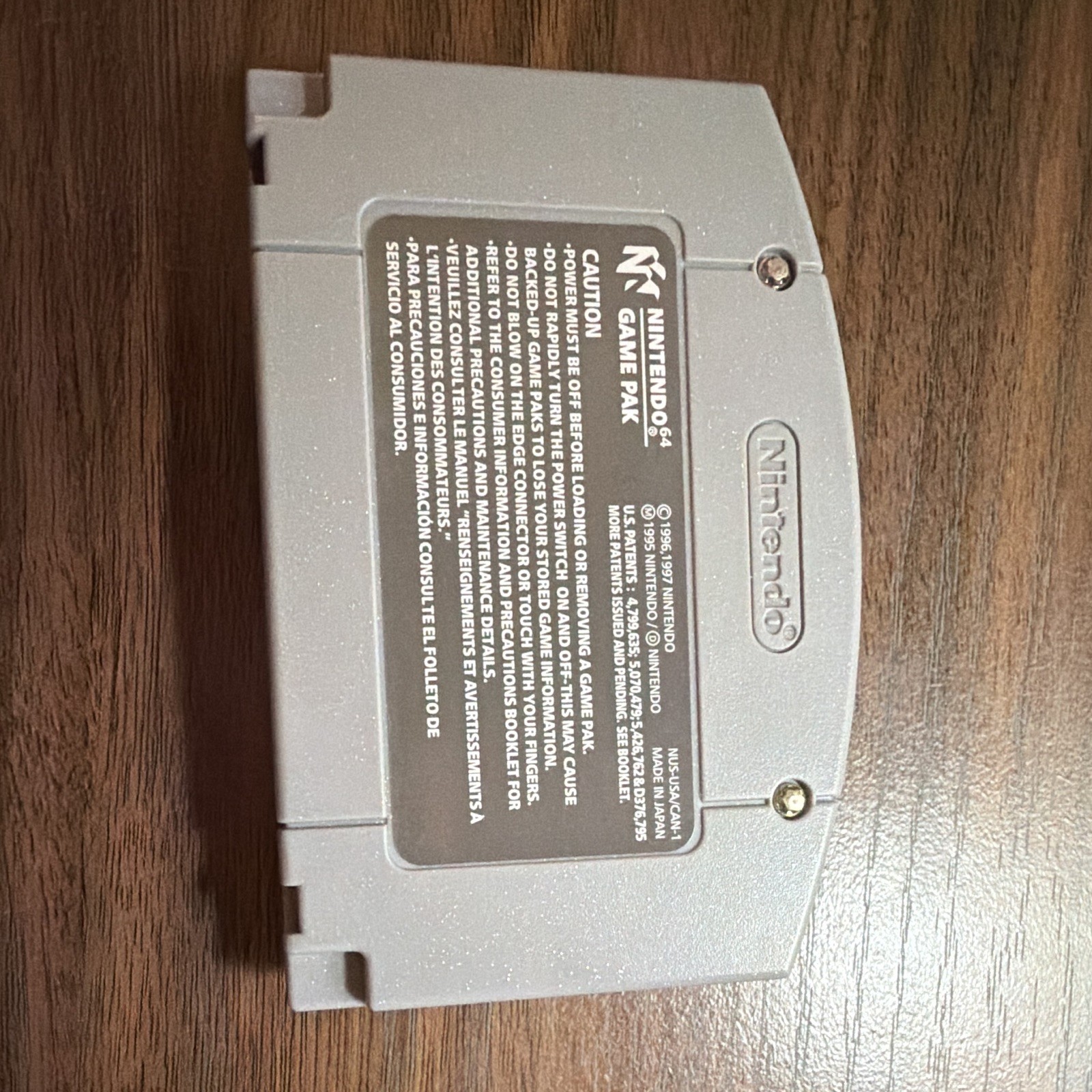 Nintendo Pokémon Stadium N64 Game Pak Cartridge Gold NTSC-U/C (US/Canada)