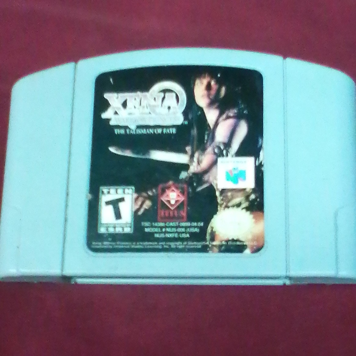 Xena Warrior Princess: The Talisman of Fate (Nintendo 64, N64) Authentic Tested