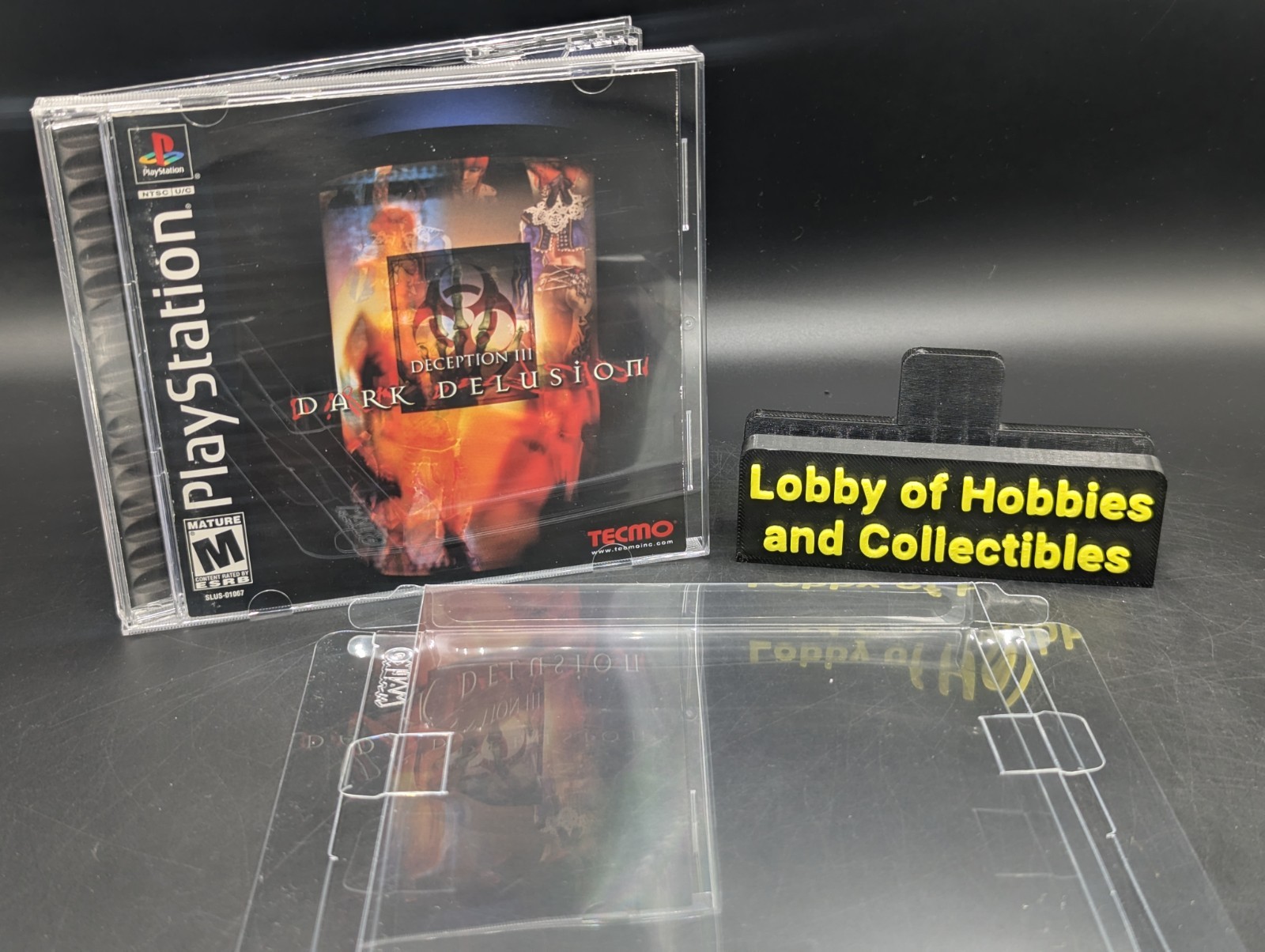 Deception III Dark Delusion ( PlayStation 1 PS1 ) CIB -Near Mint Disc -Pristine