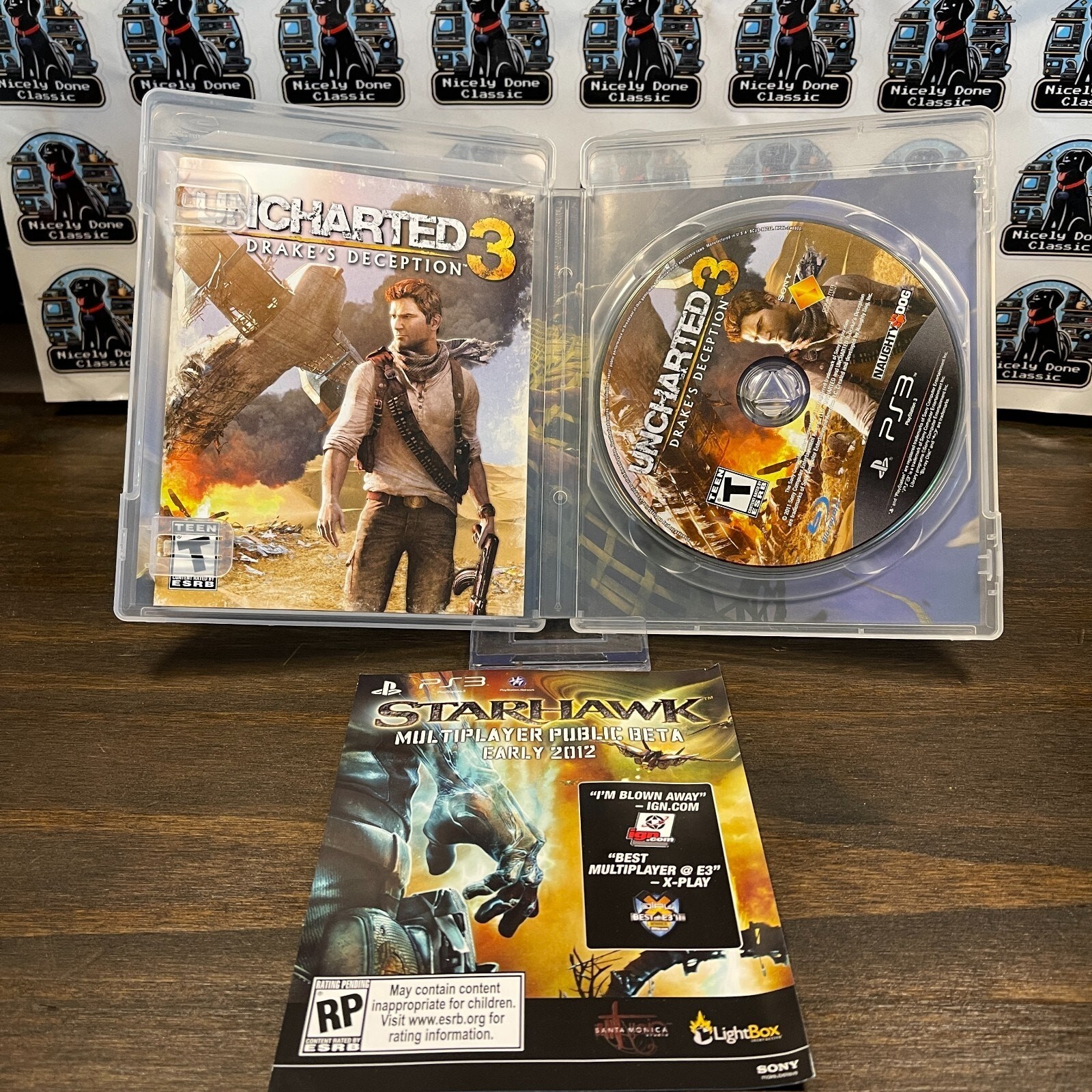 Uncharted 2, 3, & Drakes Fortune Bundle (Sony PlayStation 3)-READ