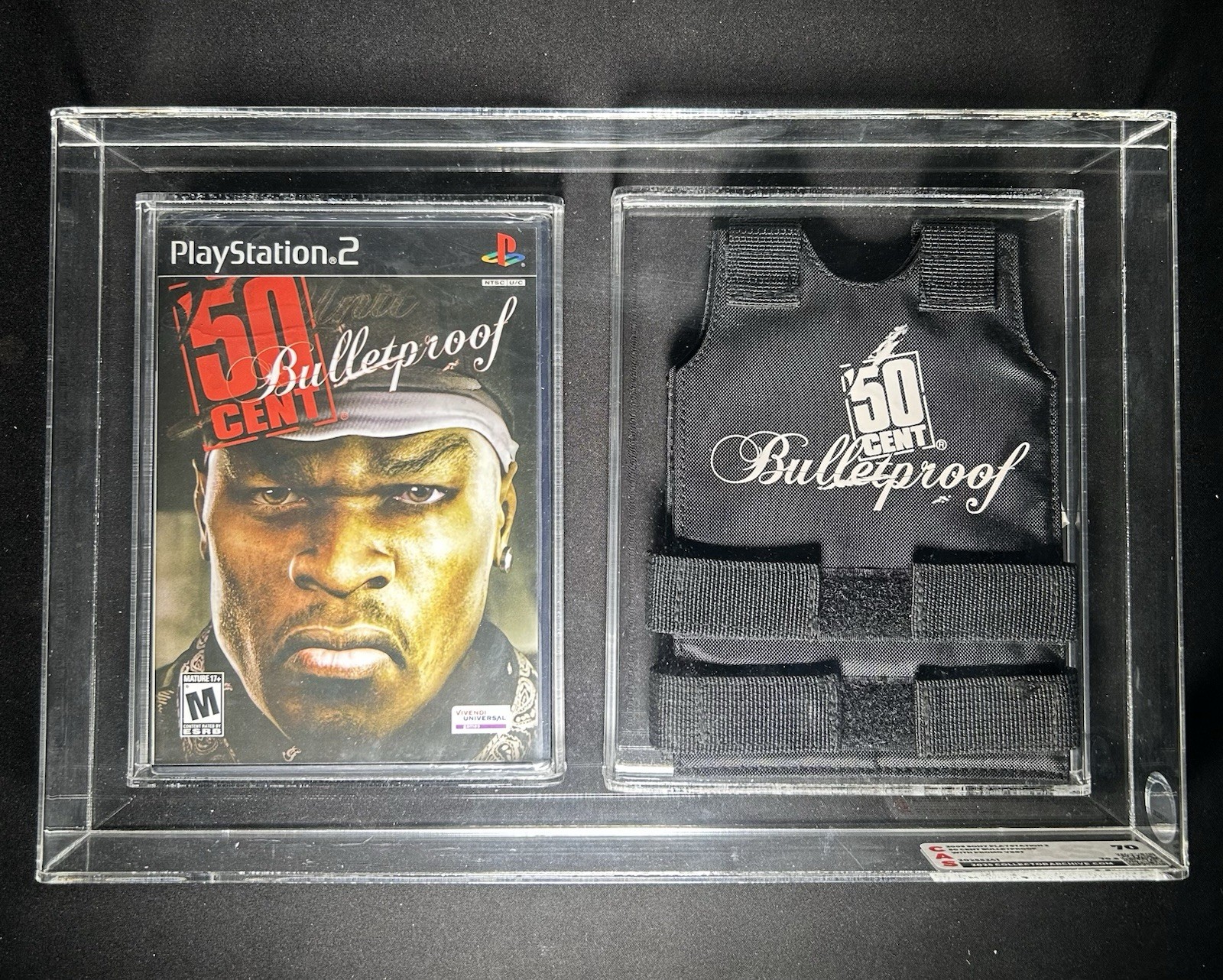 50 Cent: Bulletproof PS 2 Sealed with Promo Vest Graded CAS 70 (70.8)
