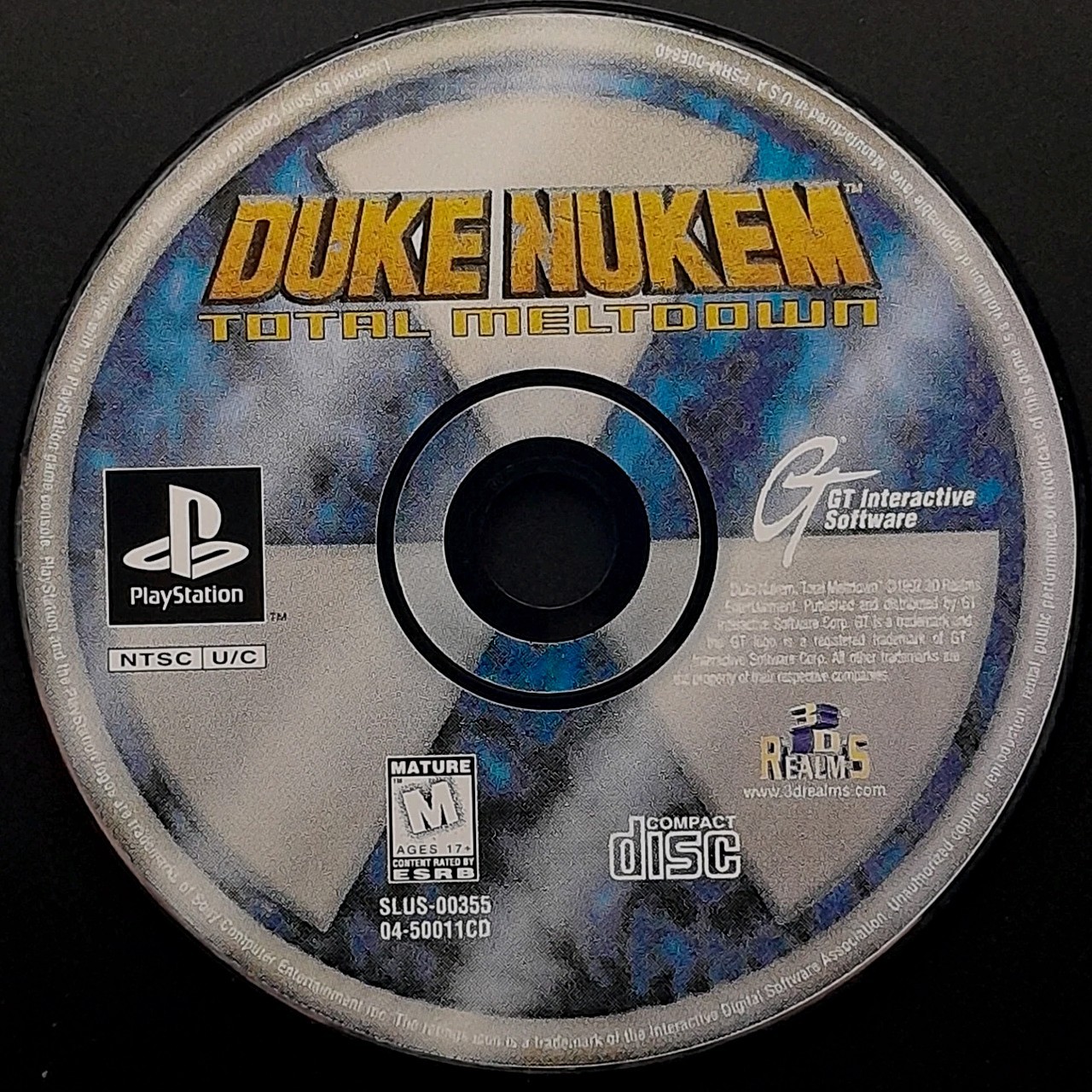 Duke Nukem: Total Meltdown – PlayStation 1 – PS1 – Disc Only – Resurfaced/Tested