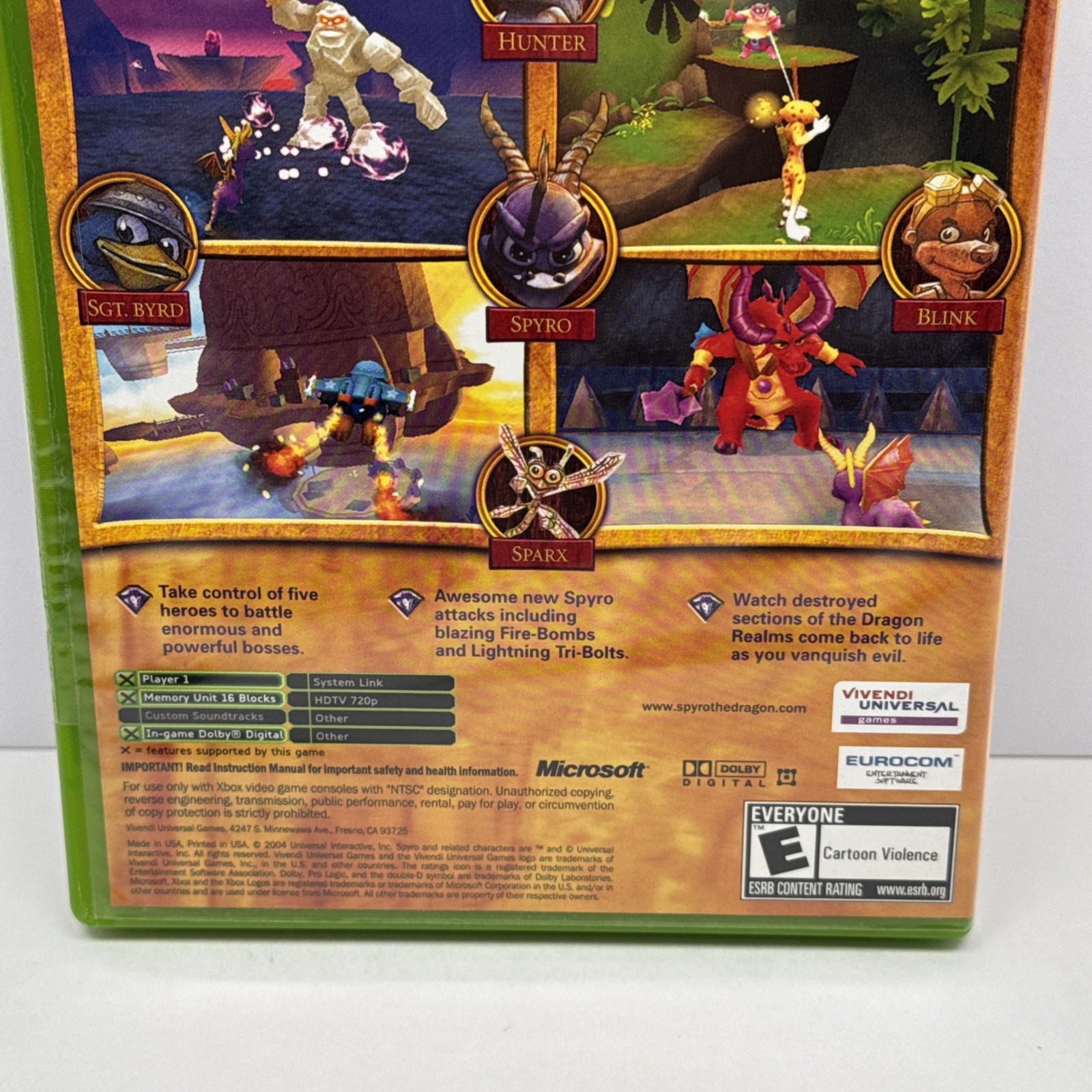 Spyro A Hero’s Tail Xbox Game – New Sealed