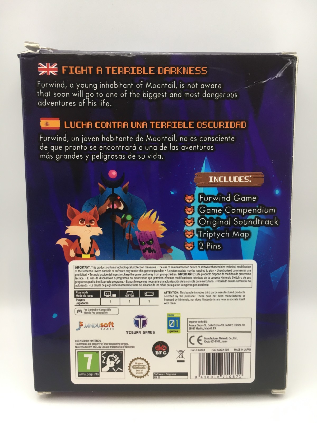 Nintendo Switch 2019 – Furwind Special Edition w/ Box (Works)