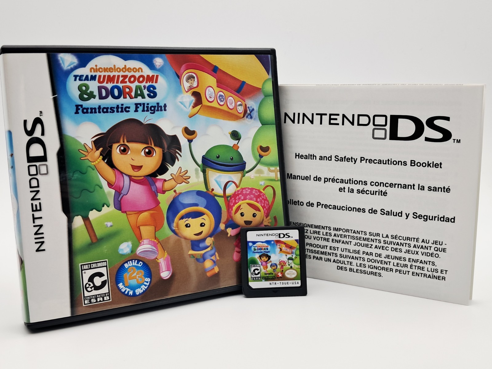 Nickelodeon Team Umizoomi & Dora’s Fantastic Flight (Nintendo DS) w/ Protector