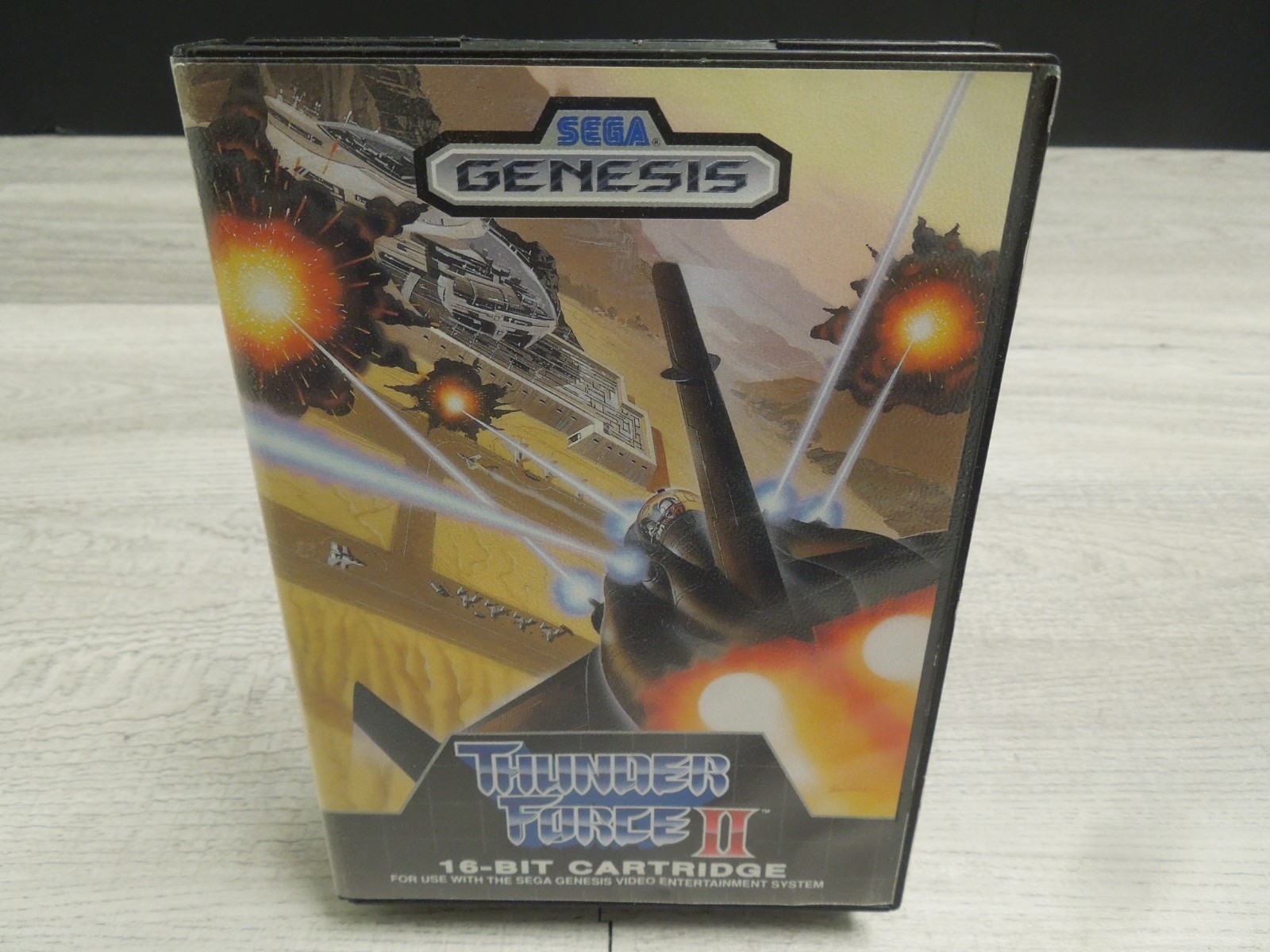 Authentic Thunder Force II 1989 Sega Genesis CIB Complete Video Game Cartridge