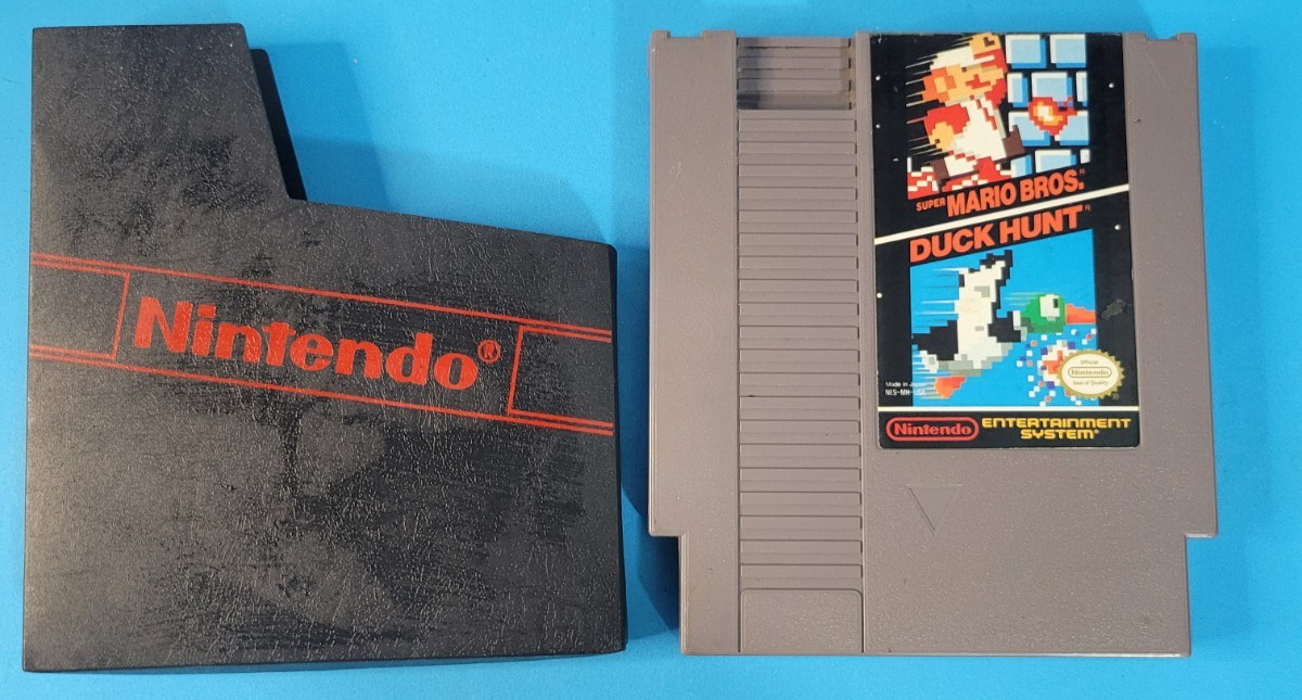 Super Mario Bros and Duck Hunt (Nintendo Entertainment System NES, 1985) Sleeve