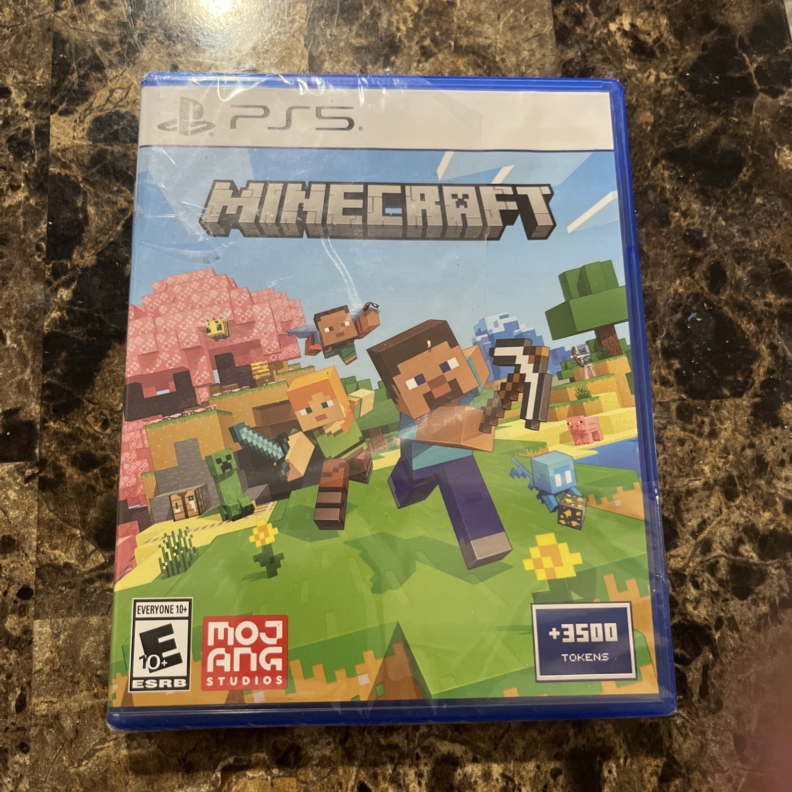 Minecraft PS5 PlayStation 5 Game Brand New Factory Sealed + 3500 Tokens