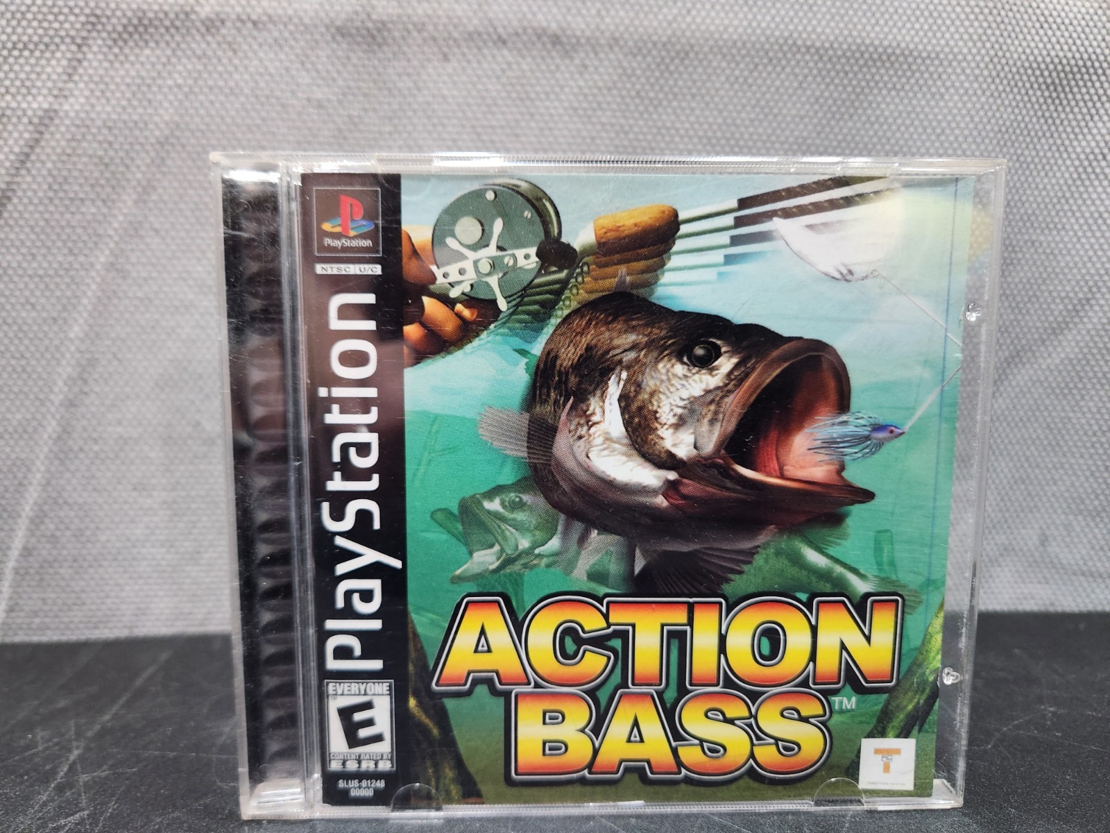 Action Bass SONY PLAYSTATION 1 PS1 GAME COMPLETE CIB TESTED ++ WORKING!
